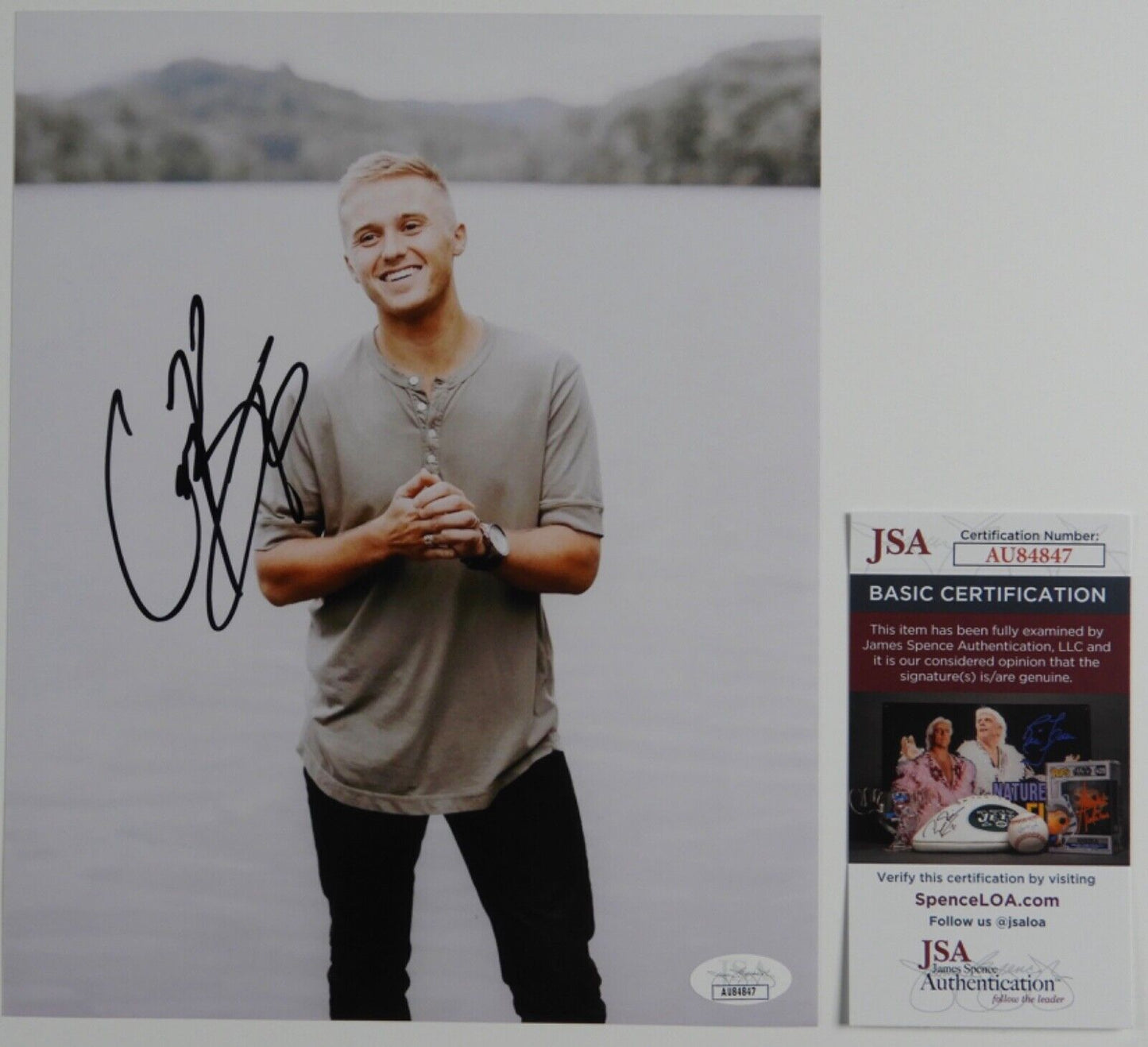 Corey Kent JSA Signed Autograph 8 x 10 Photo Country Music Star