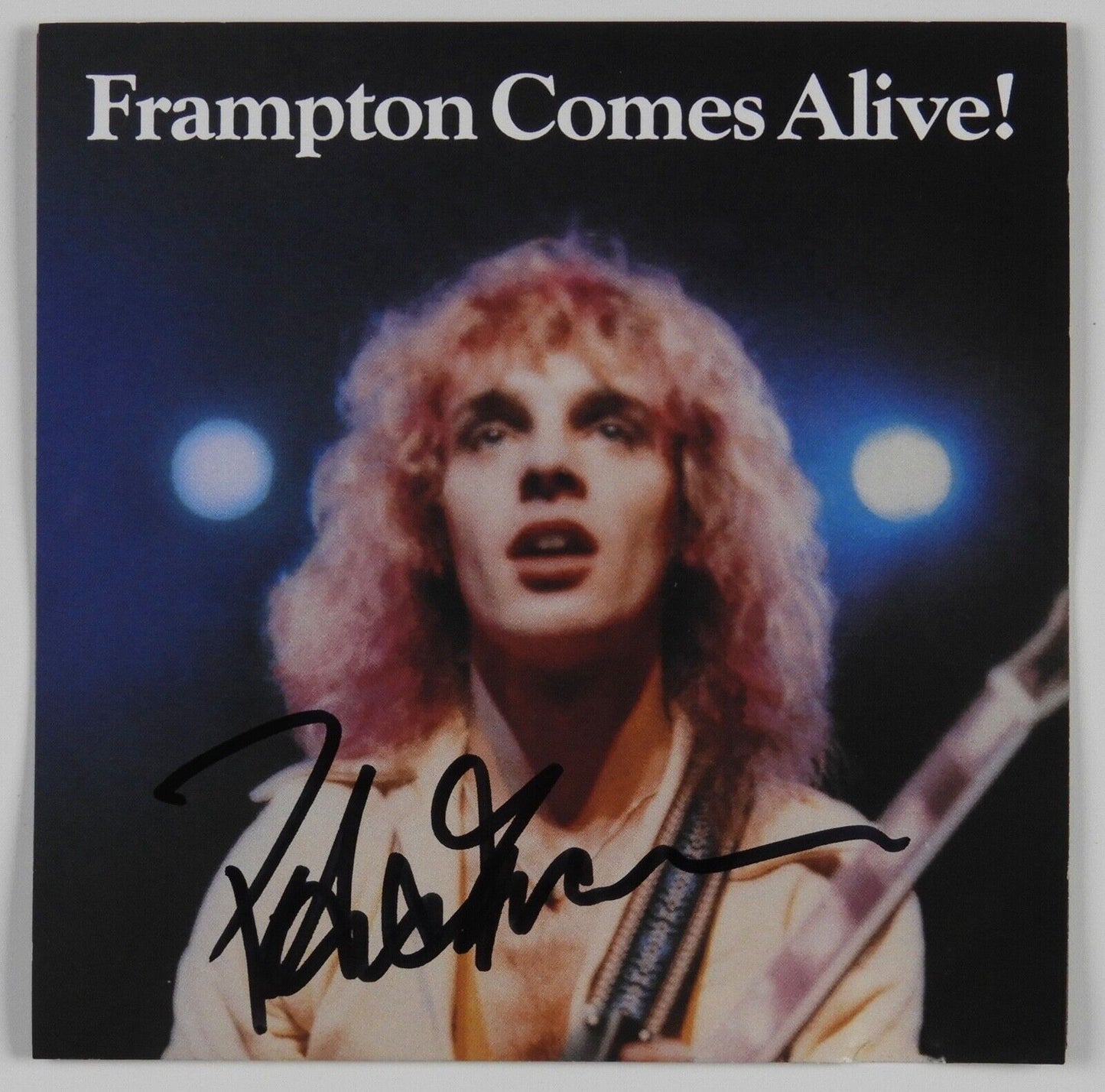 Peter Frampton JSA Signed Autograph CD Cover Frampton Comes Alive!