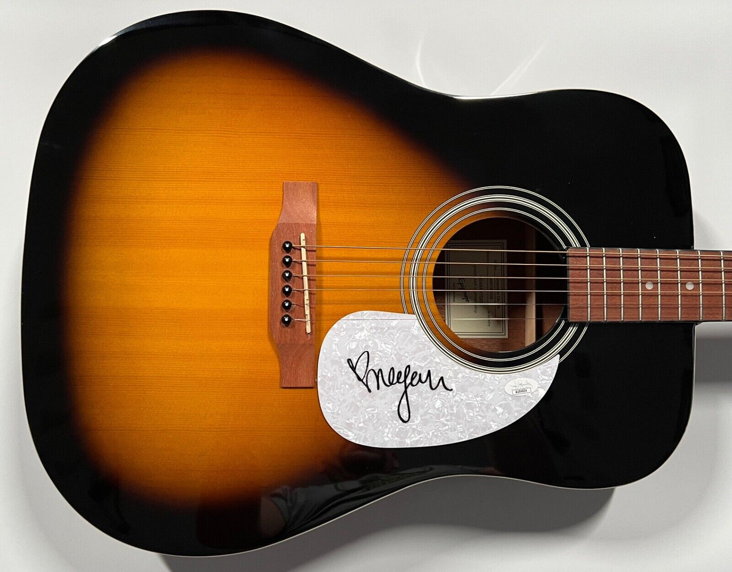 Megan Moroney JSA Autograph Signed Guitar Epiphone Acoustic