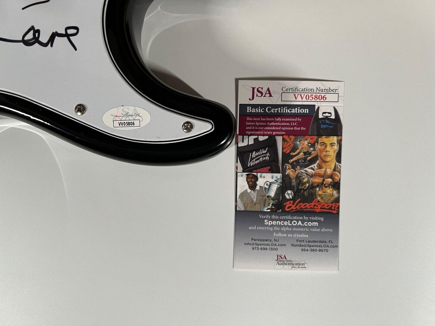 Nick Cave JSA Autograph Signed Guitar Stratocaster