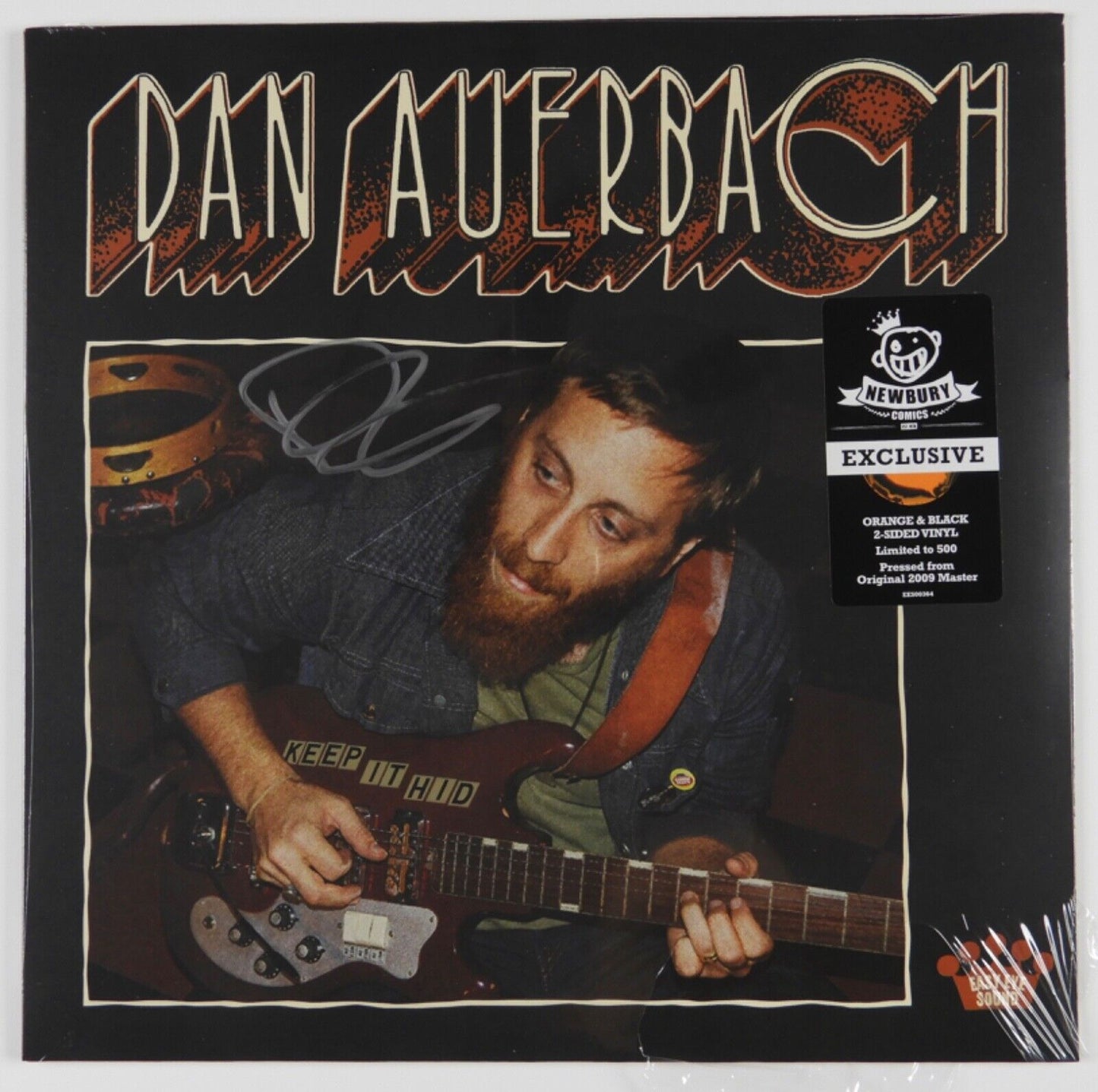 Dan Auerbach Signed Autograph Record Album Keep It Hid Orange & Black Vinyl