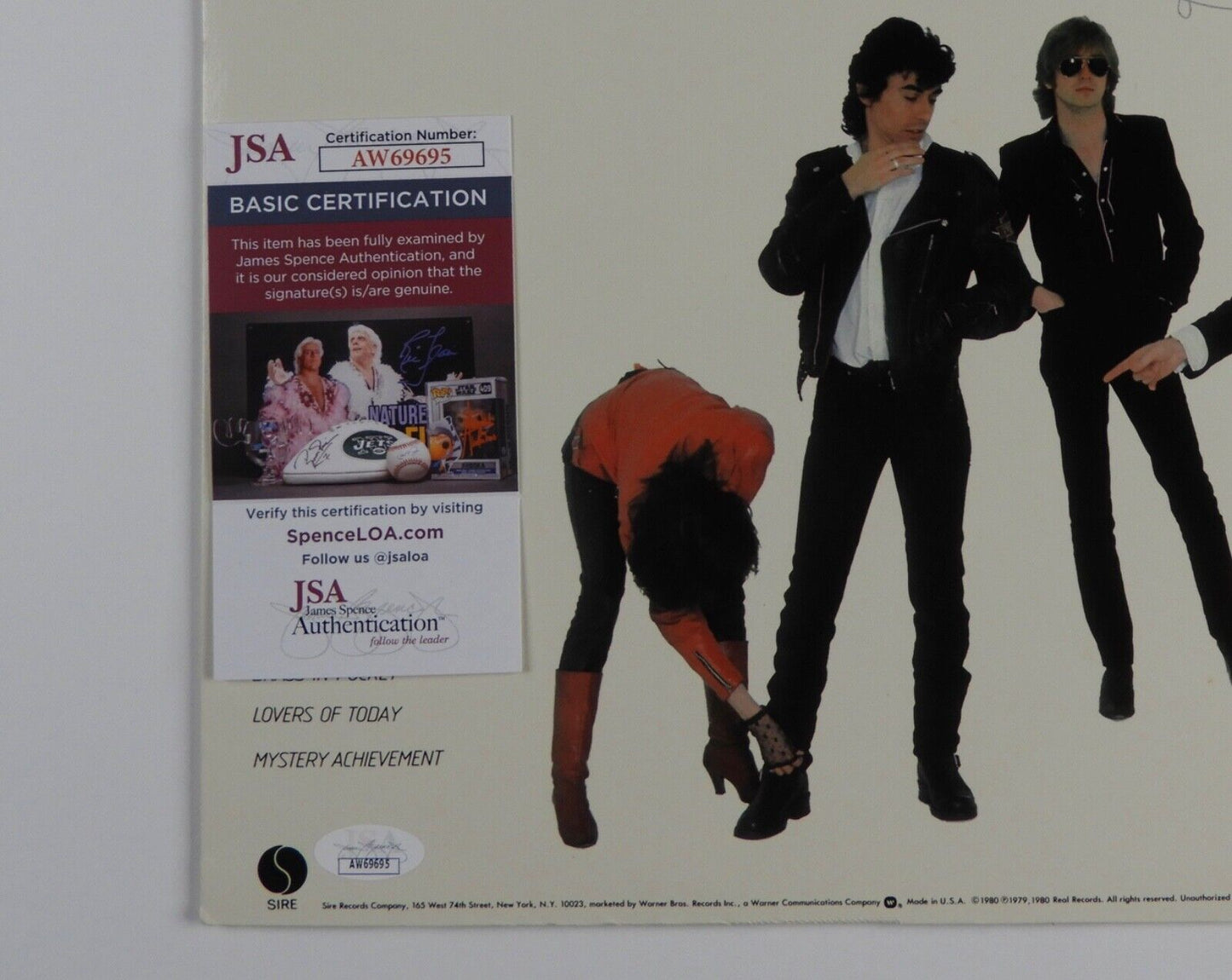 Pretenders JSA Fully Signed Autograph Vinyl Record Chrissie Hynde +