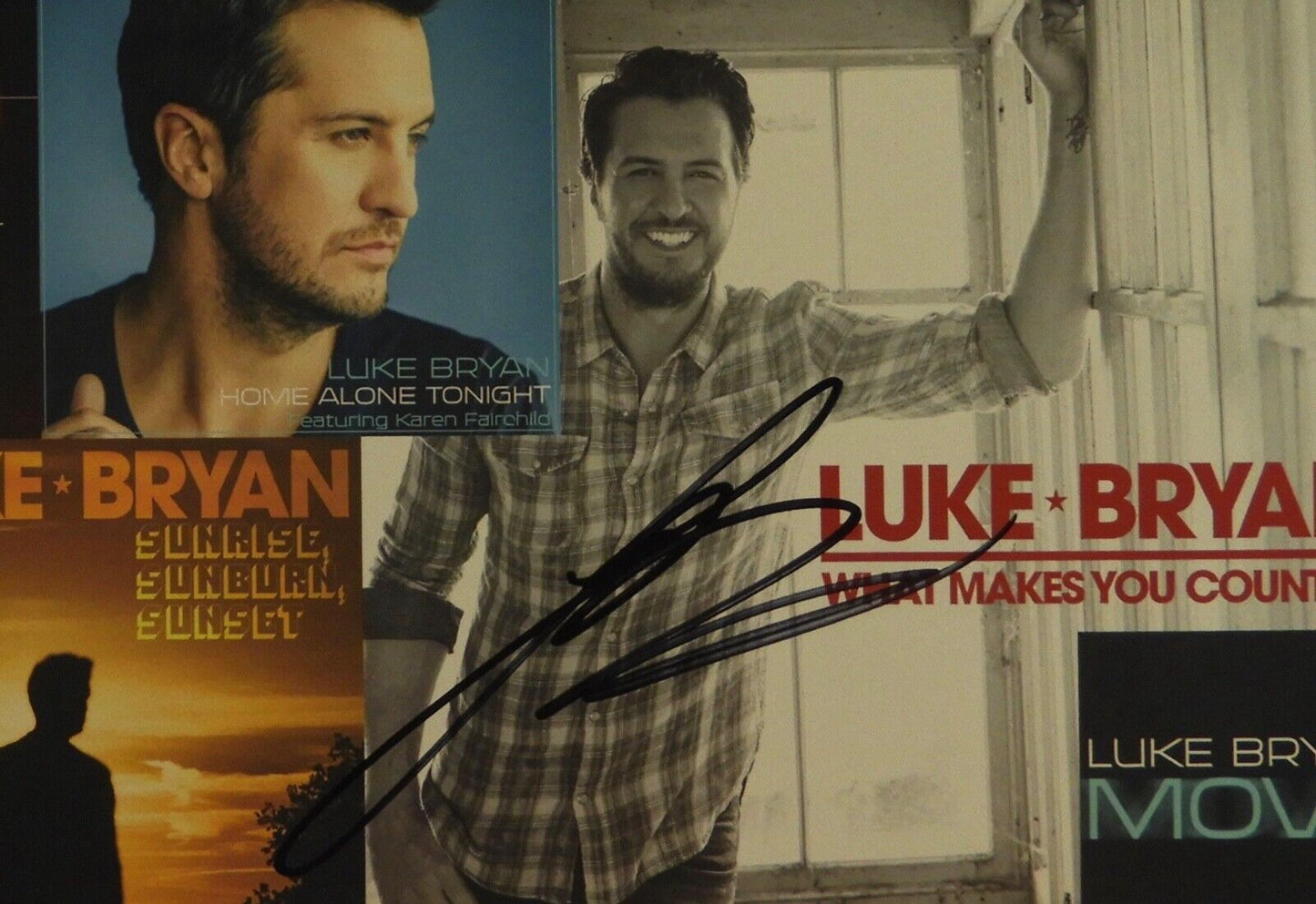 Luke Bryan JSA Signed Autograph Album Record Vinyl #1s Volume 2