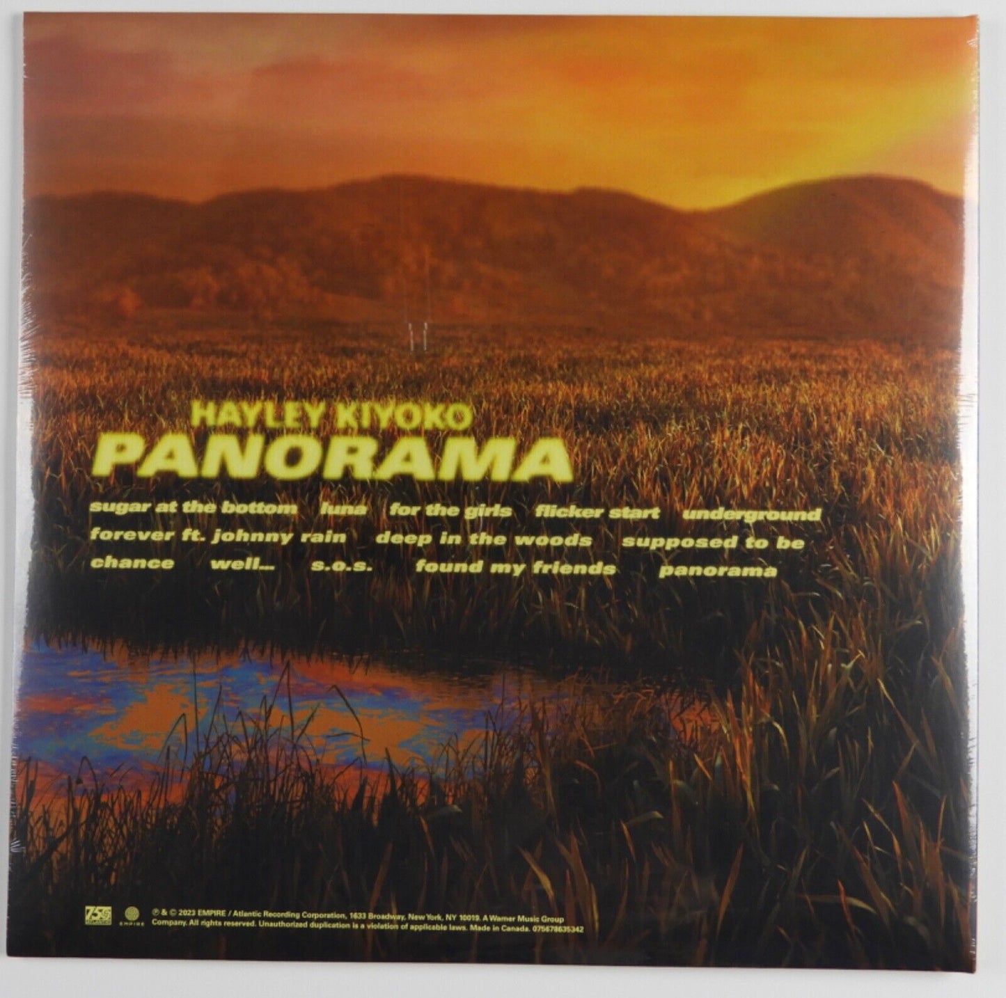 Hayley Kiyoko JSA Signed Autograph Album Record Vinyl Panorama