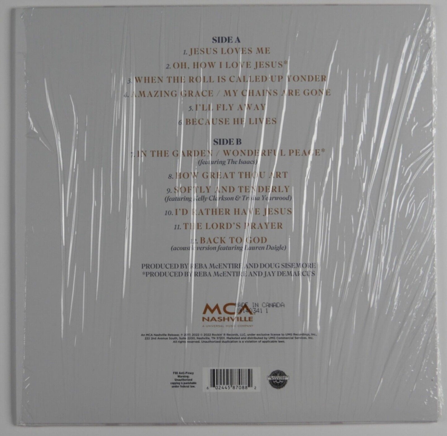 Reba McEntire JSA Signed Autograph Album Record Vinyl My Chains Are Gone