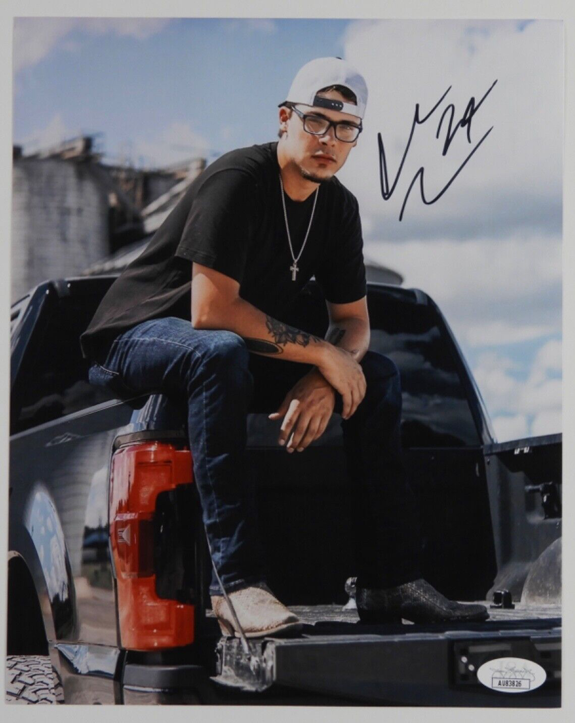 Chase Mathews JSA Autograph Signed 8 x 10 photo Country Star