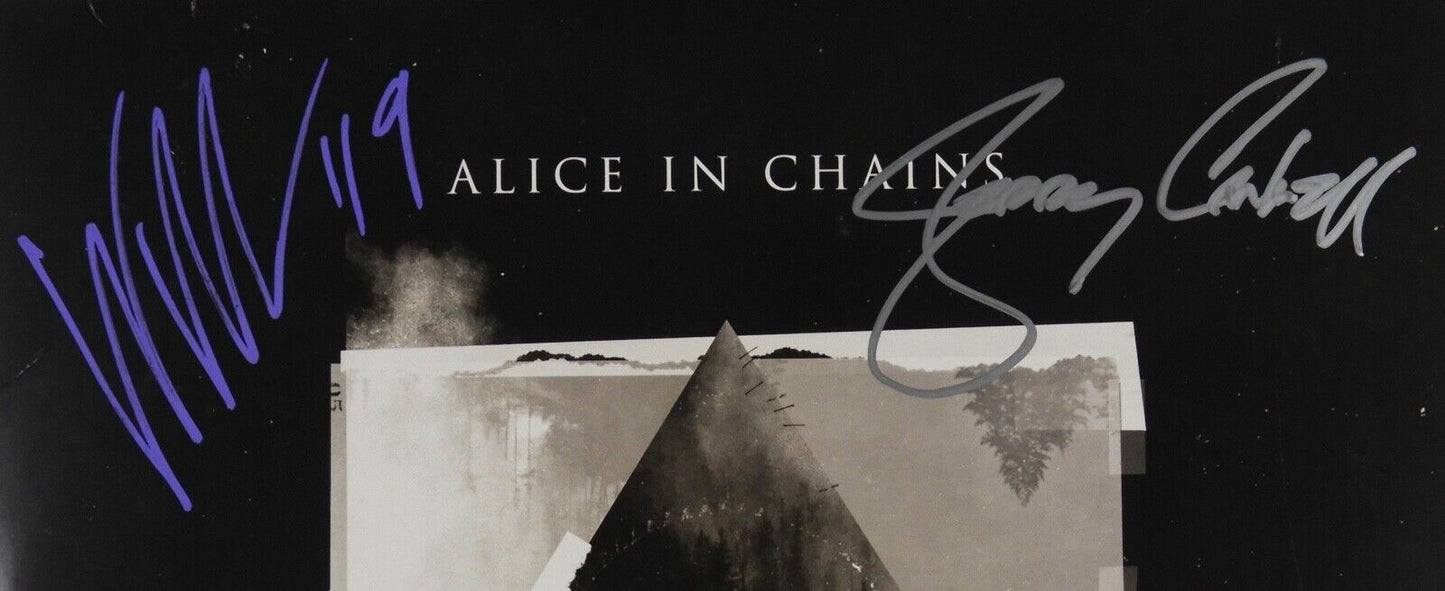 Alice In Chains JSA Fully Signed Autograph Vinyl Record Jerry Cantrell