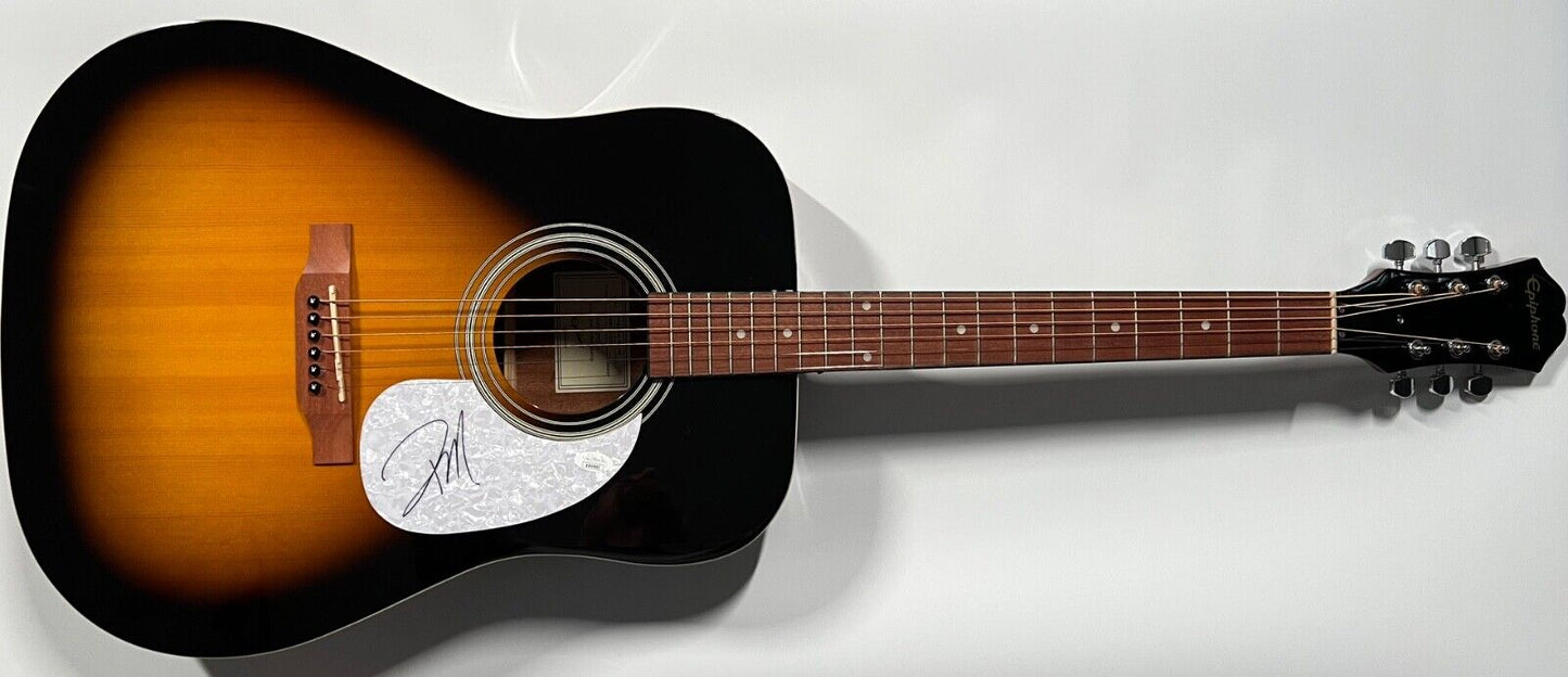 Parker McCollum JSA Autograph Signed Guitar Epiphone Acoustic