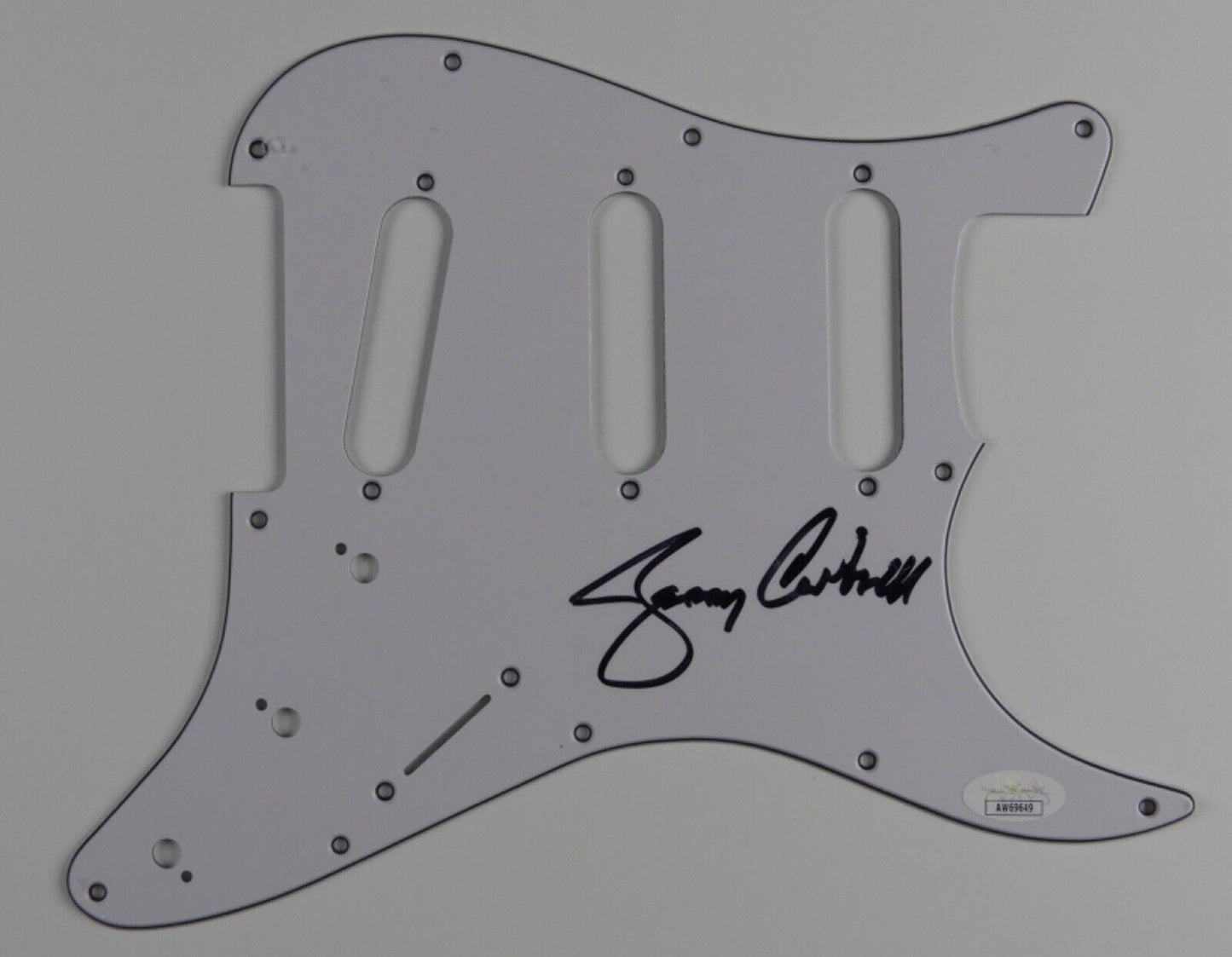 Jerry Cantrell Autograph Signed Fender Strat Guard JSA Guitar Alice in Chains