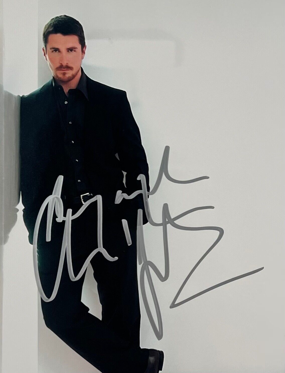 Christian Bale JSA Signed Autograph 8 x 10 photo
