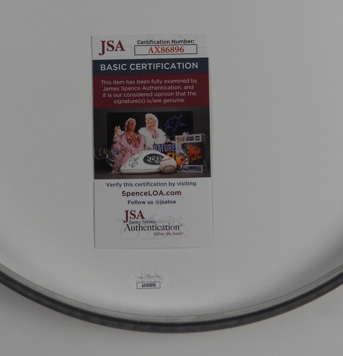 Danny Carrey Tool Signed Autograph Drum Head 14" Drumhead