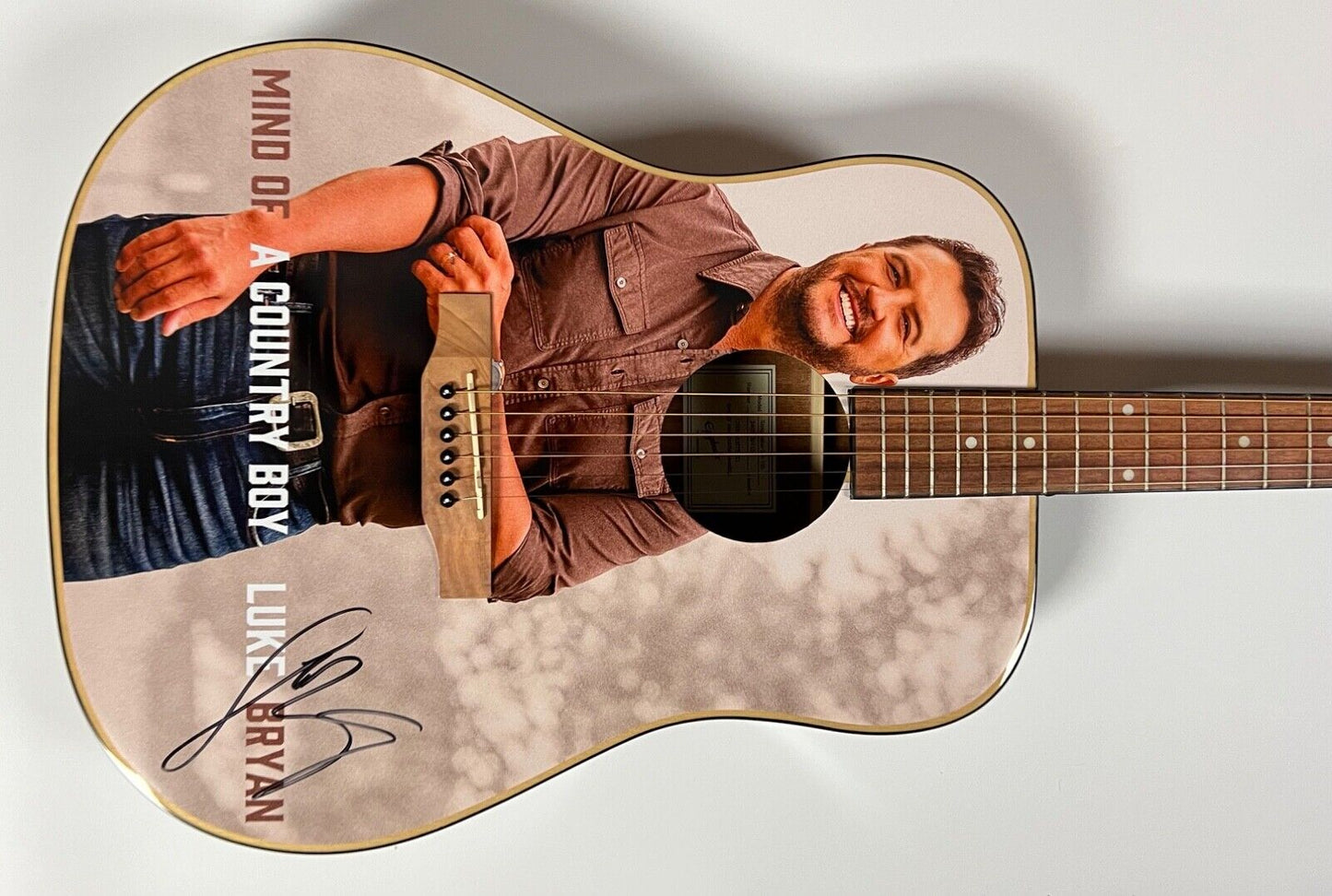 Luke Bryan JSA Signed Autograph Acoustic Guitar