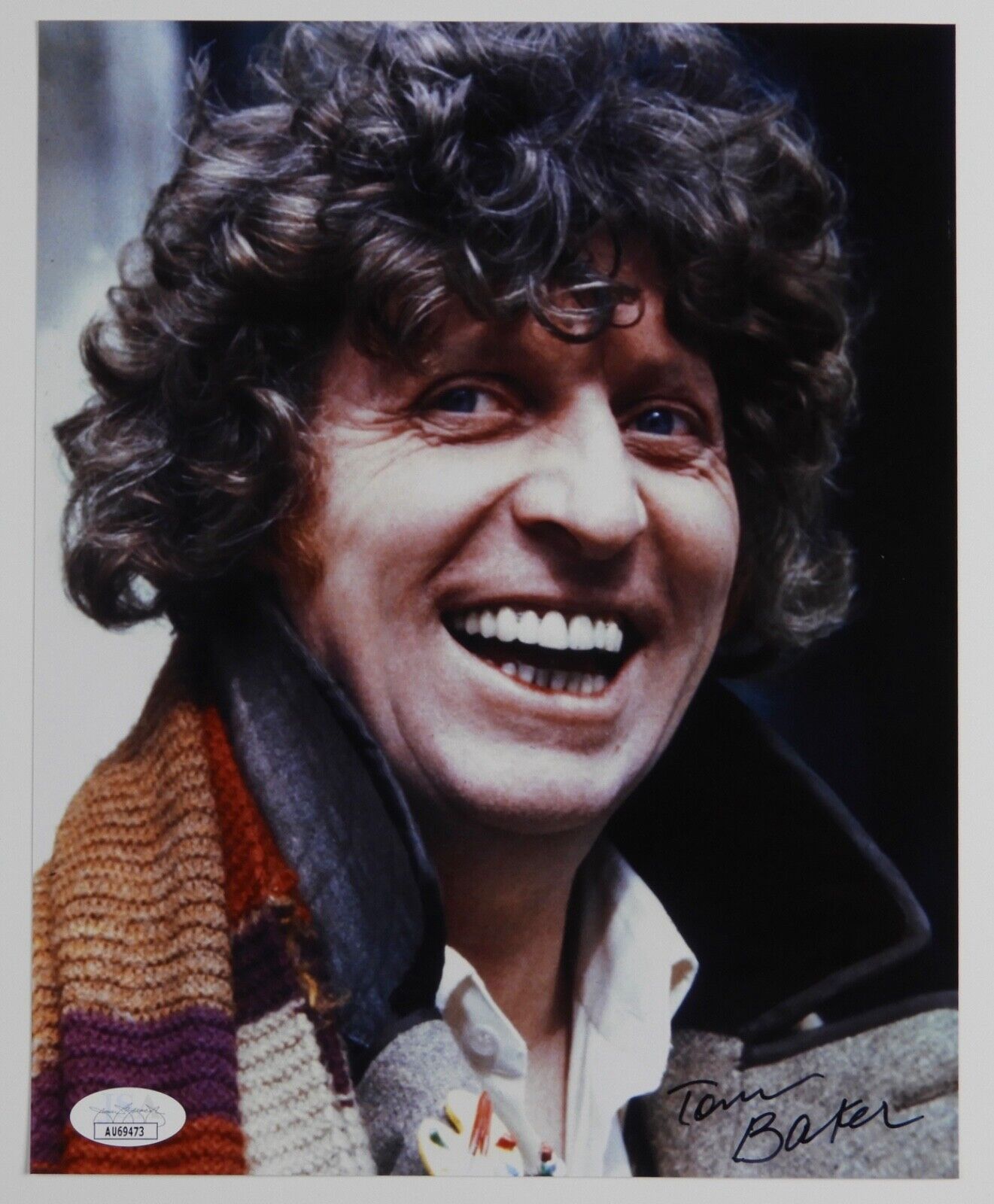 Tom Baker Doctor Who Autograph Signed Photo JSA COA 8 x 10 Dr Who