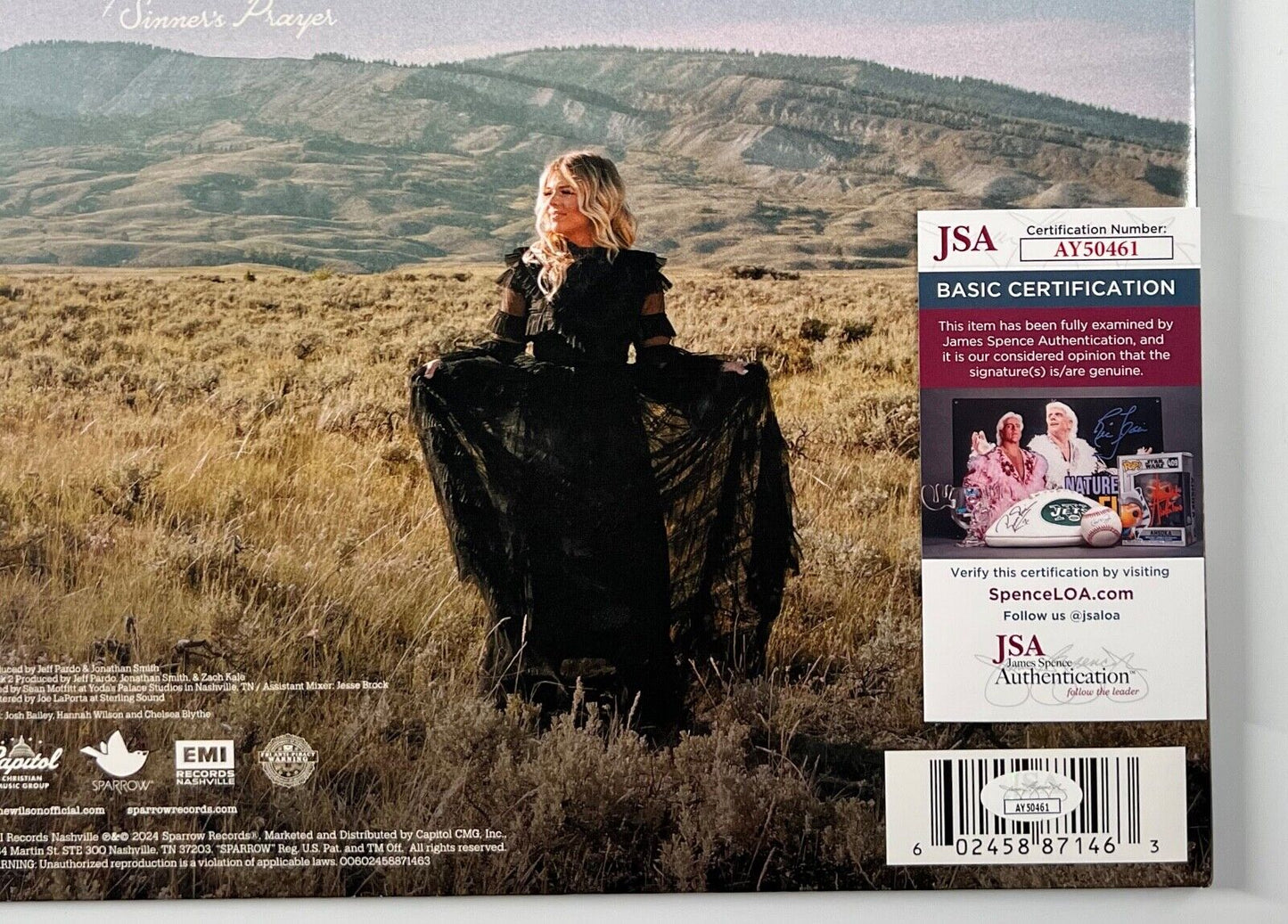 Anne Wilson JSA Autograph Signed Album Vinyl Record Rebel