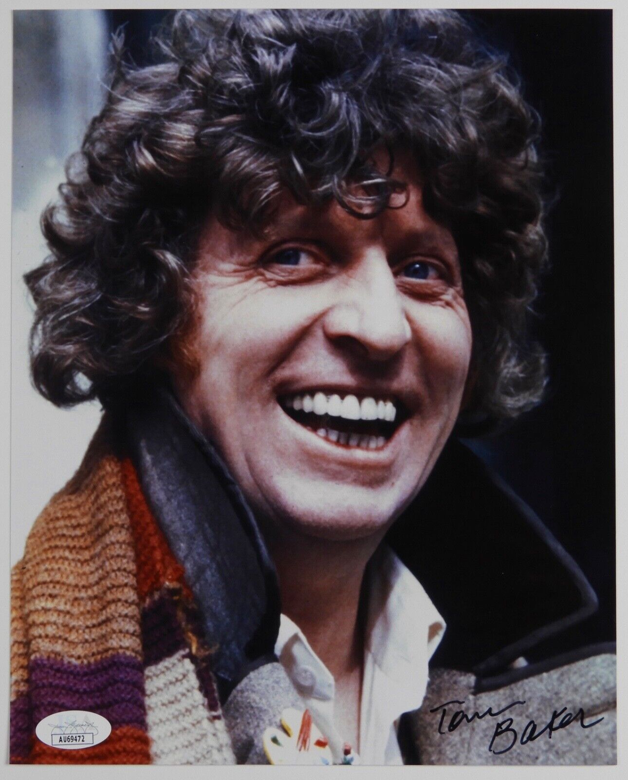 Tom Baker Doctor Who Autograph Signed Photo JSA COA 8 x 10 Dr Who