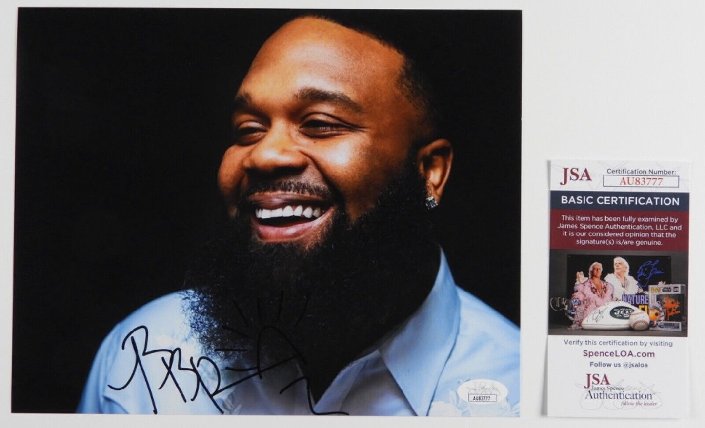 Blanco Brown JSA Signed Autograph 8 x 10 Photo Country Music Star