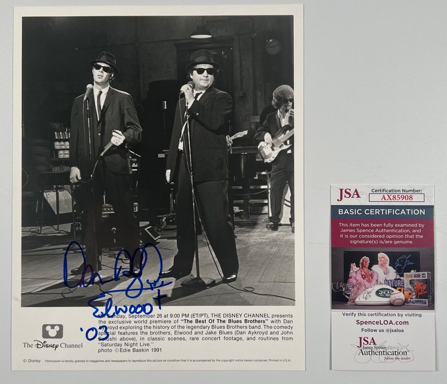 Dan Aykroyd JSA Signed Autograph 8 x 10 photo