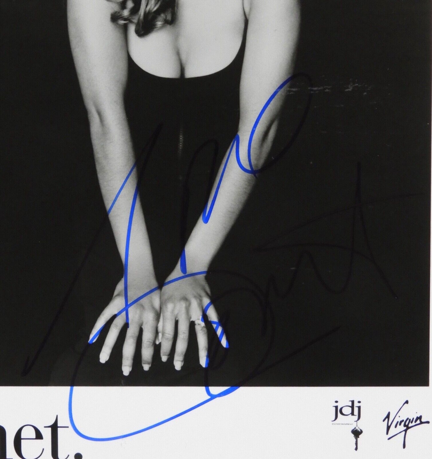Janet Jackson PSA Signed Autograph 8 x 10 photo