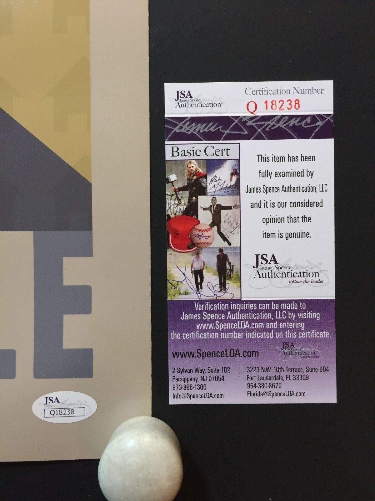 Lady Antebellum Signed Autograph Poster JSA COA Full Band Signed