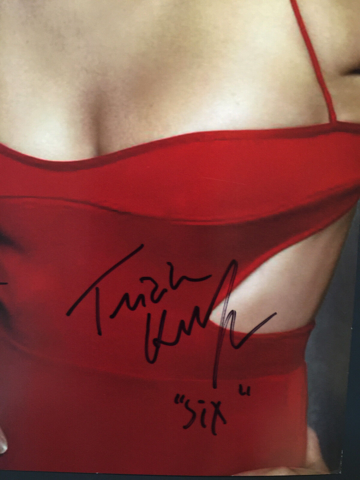 Battlestar Galactica Tricia Helfer Grace Parks signed autograph 11x14 photo JSA
