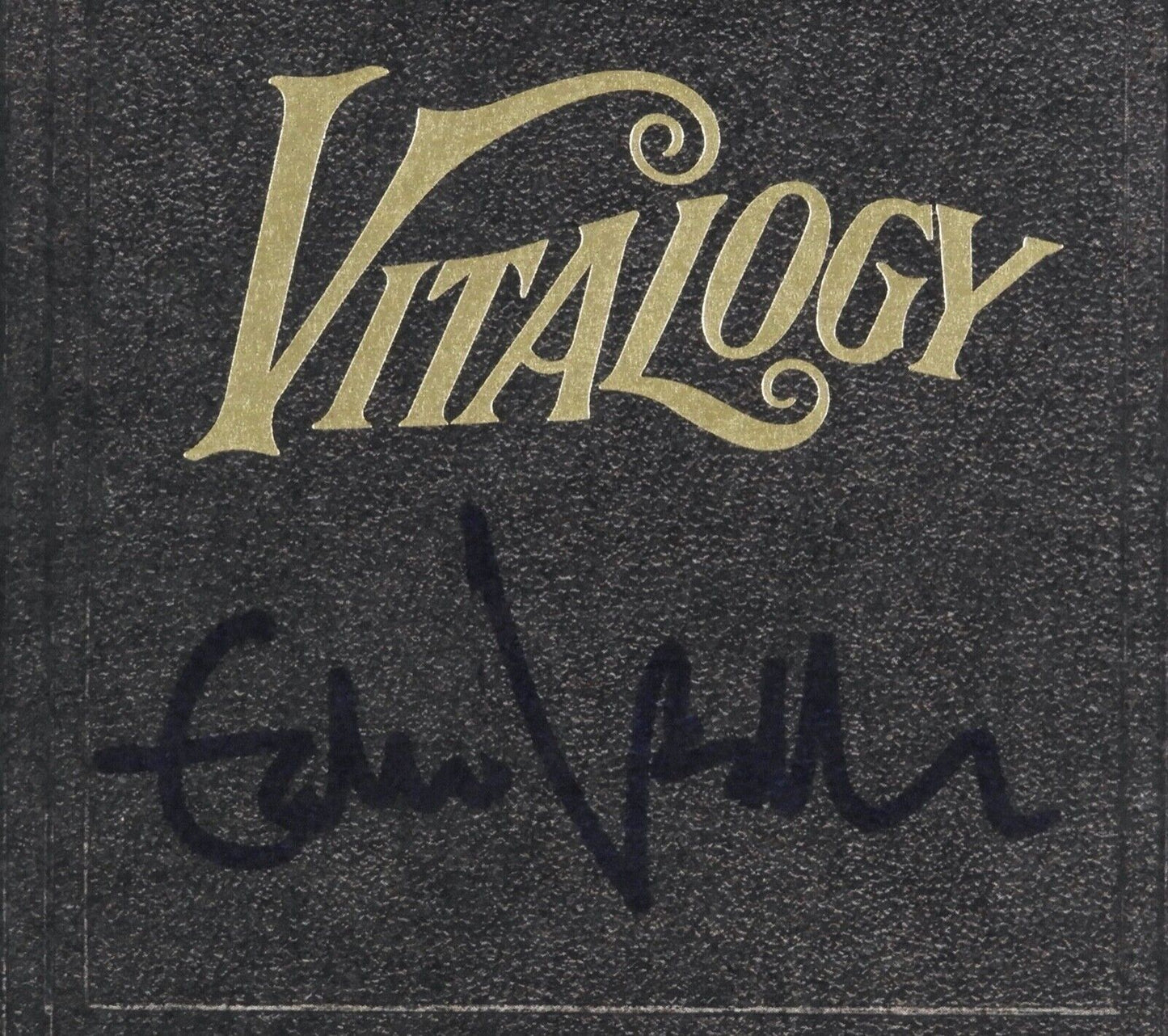 Pearl Jam Eddie Vedder JSA signed autograph CD Vitalogy