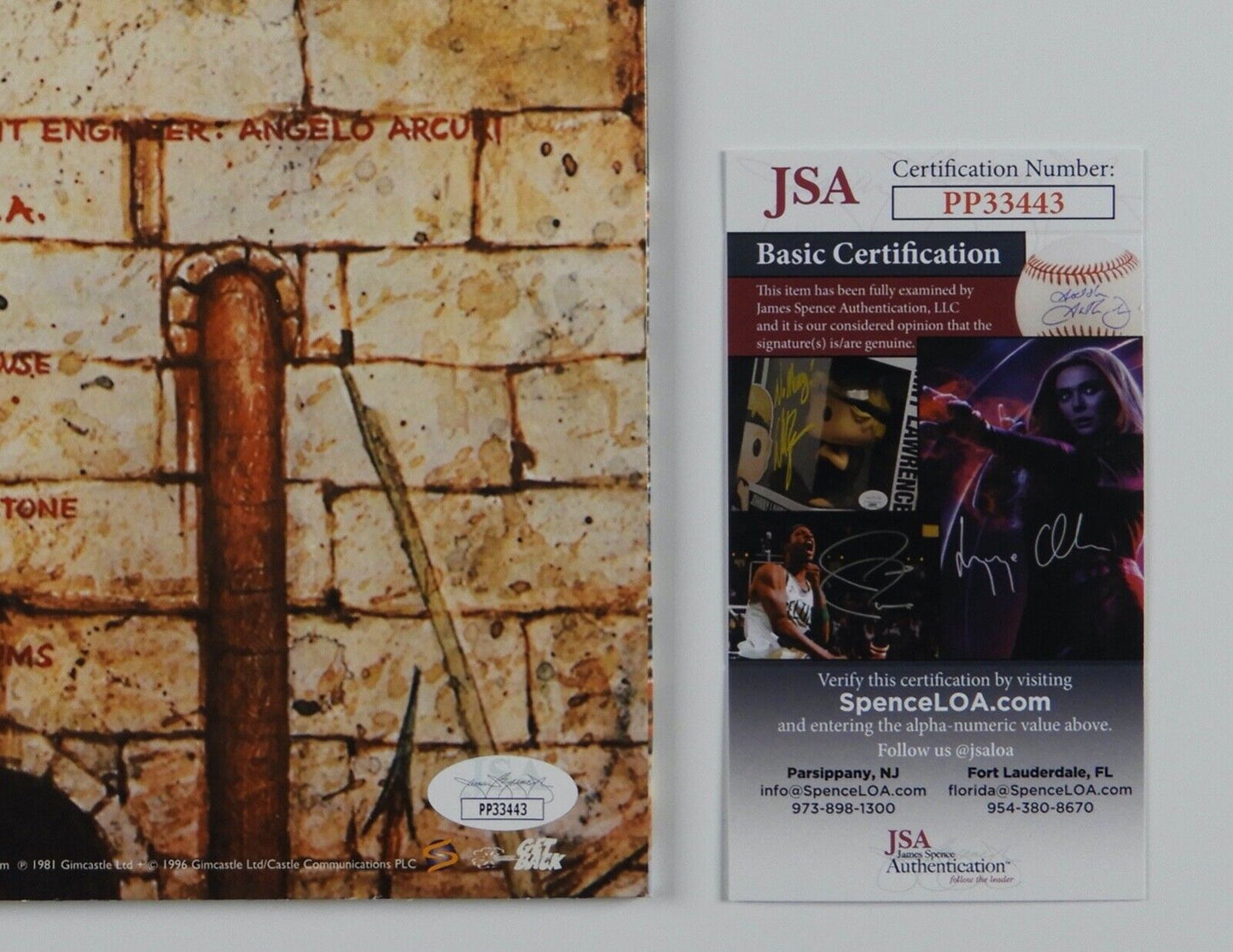 Black Sabbath Vinny Appice JSA Signed Autograph Album Vinyl Record