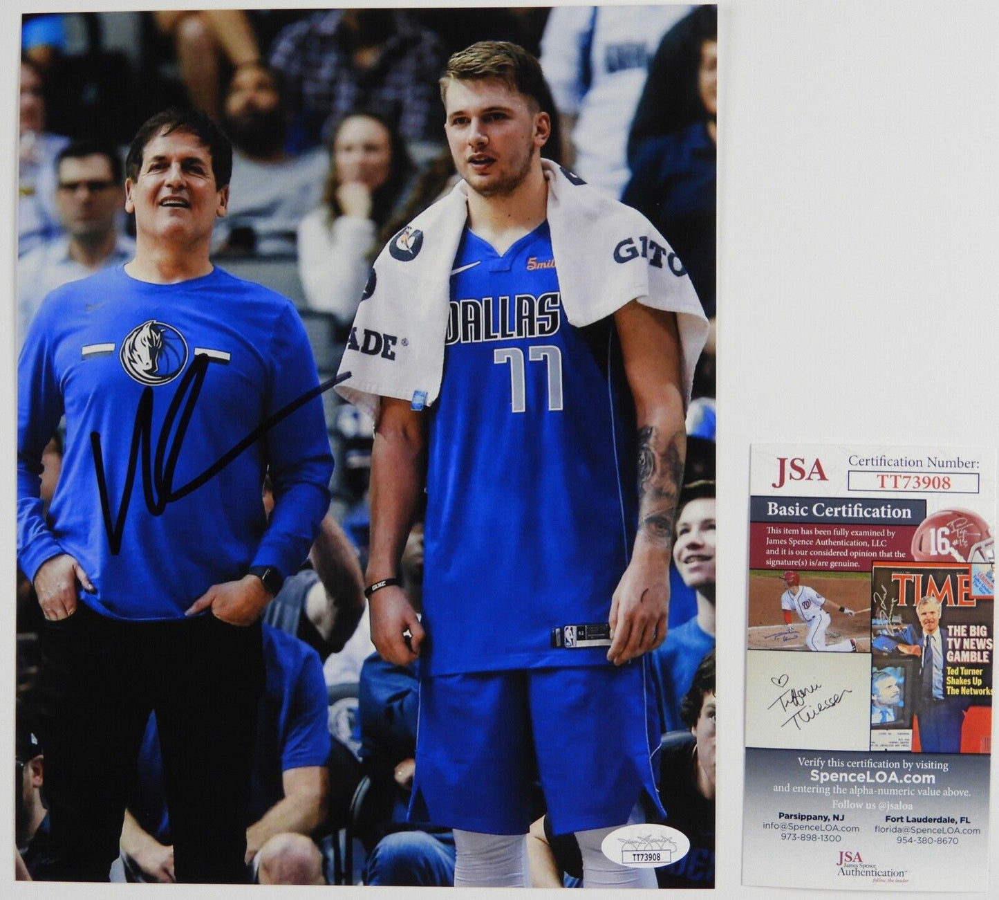 Mark Cuban JSA Autograph Signed Photo 8 x 10 Shark Tank