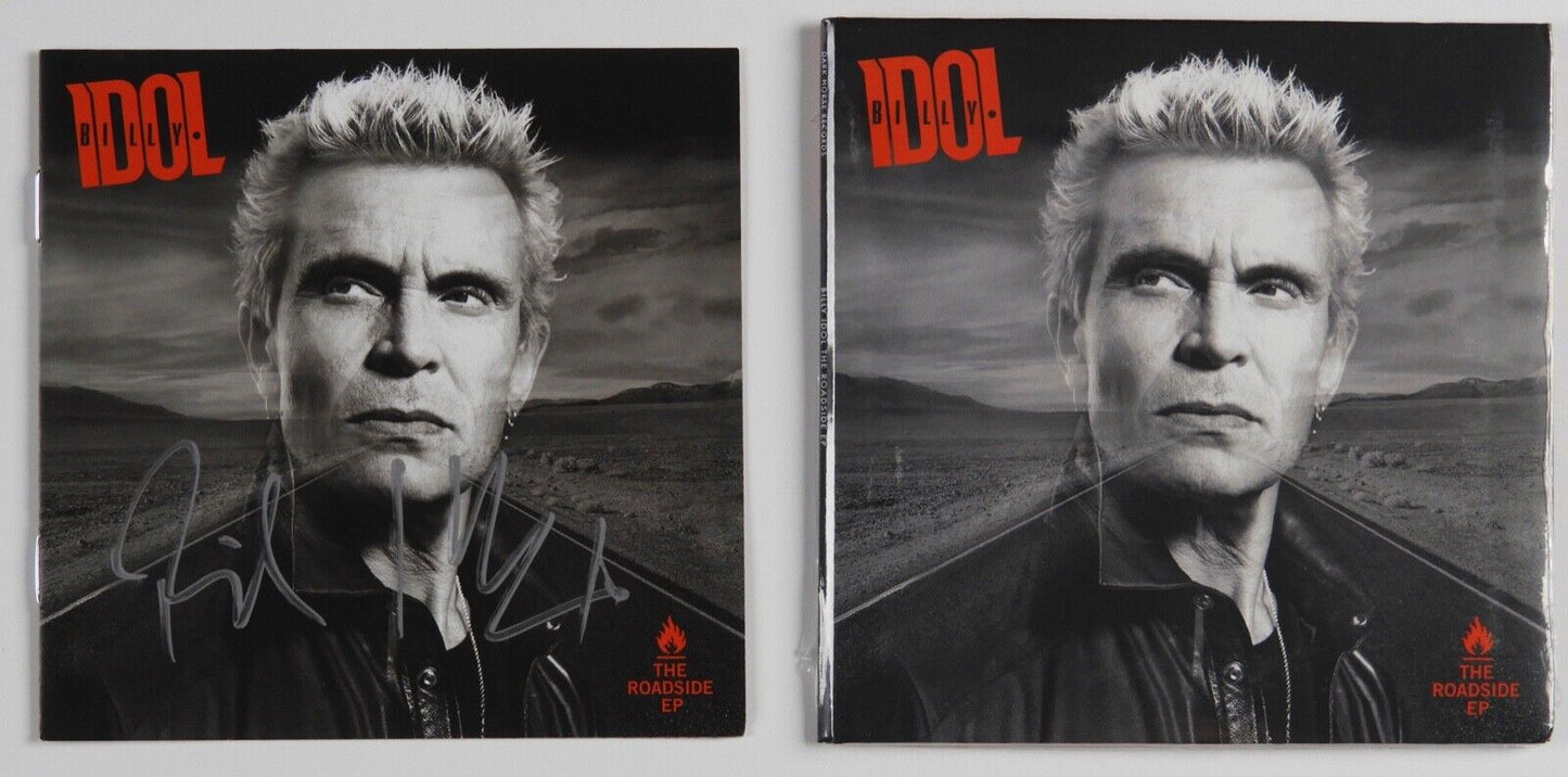 Billy Idol Autograph Signed CD The Roadside EP