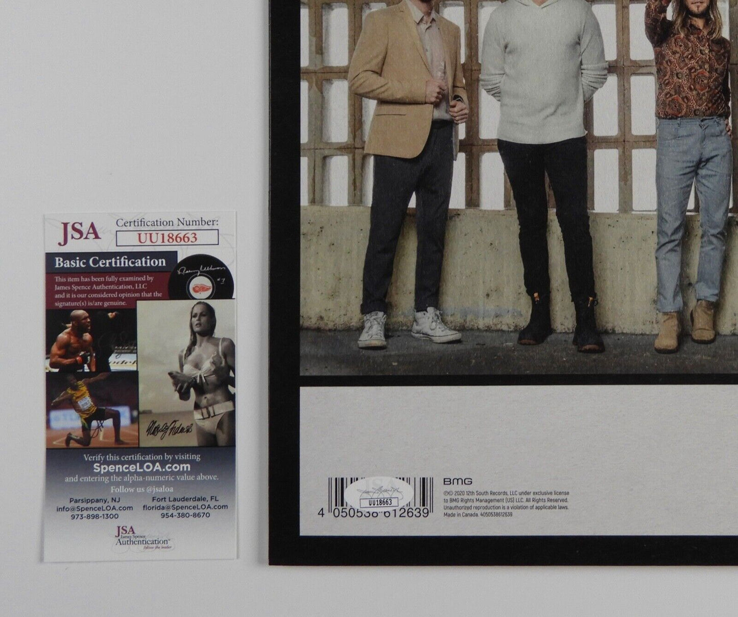 Moon Taxi Signed Autograph JSA Vinyl Record Album Fully Signed Silver Dream