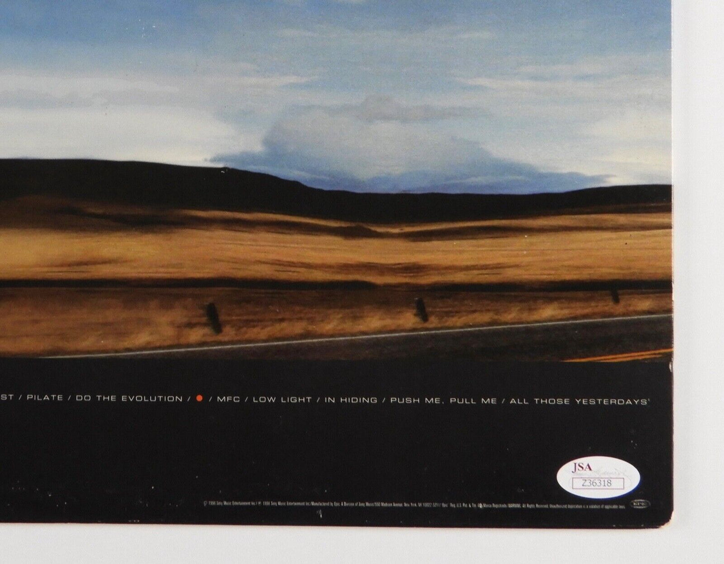 Eddie Vedder JSA Signed Autograph Pearl Jam Album Record Vinyl Yield