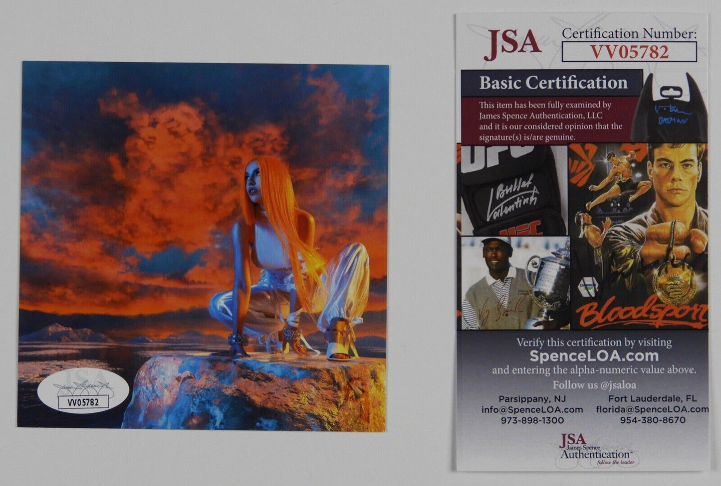 Ava Max Heaven and Hell JSA Signed Autograph CD Insert Card