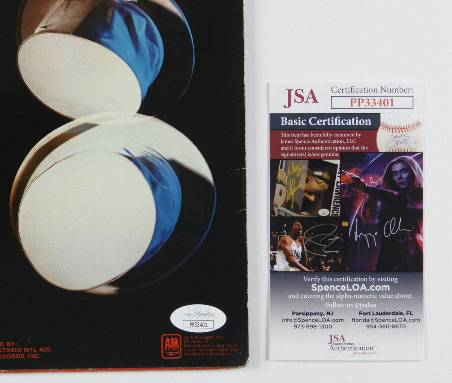 Supertramp John Helliwell Bob Siebenberg JSA Signed Autograph Album Record LP