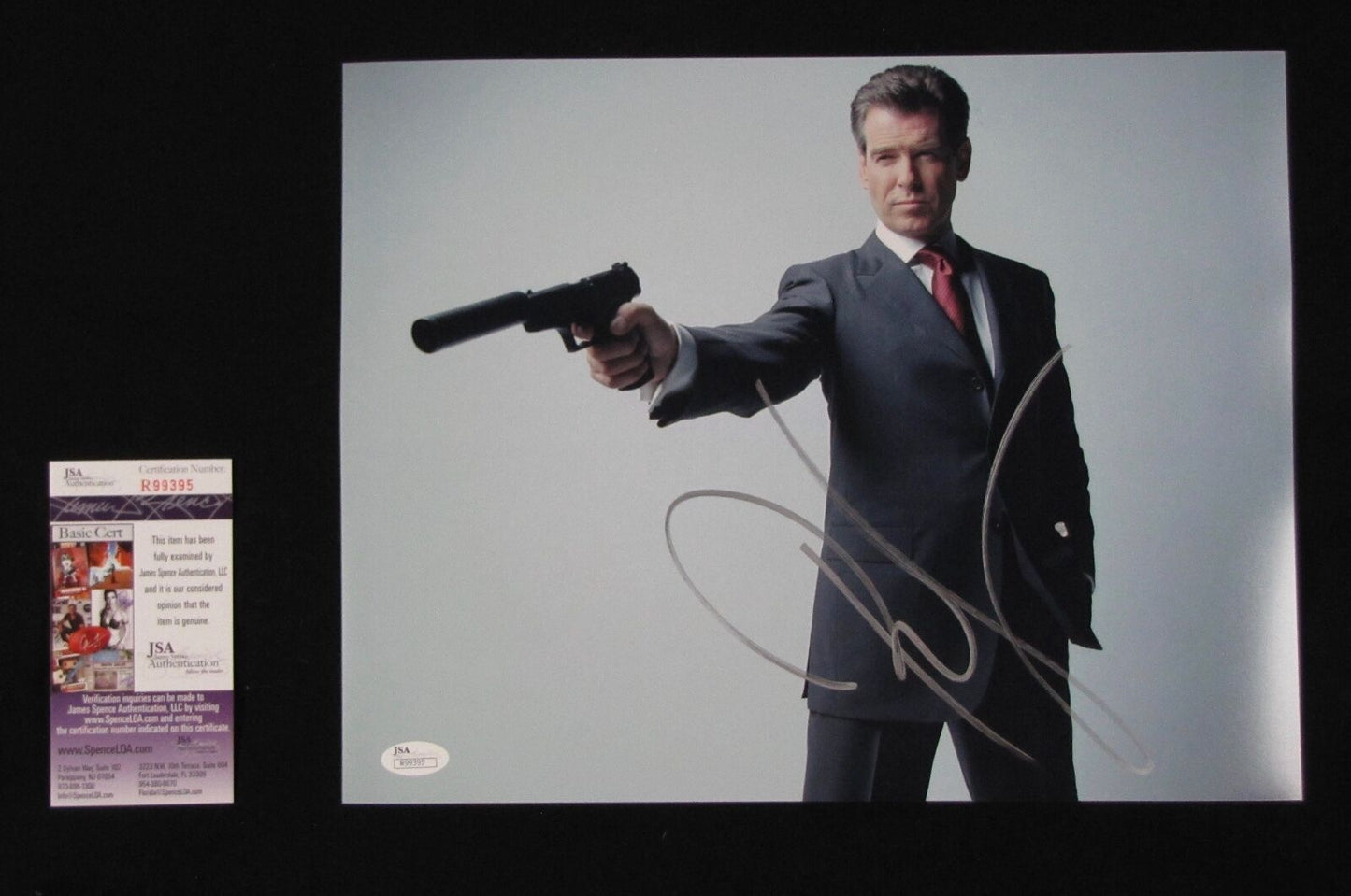 Pierce Brosnan James Bond 007 JSA 11x14 Autograph Signed Photo