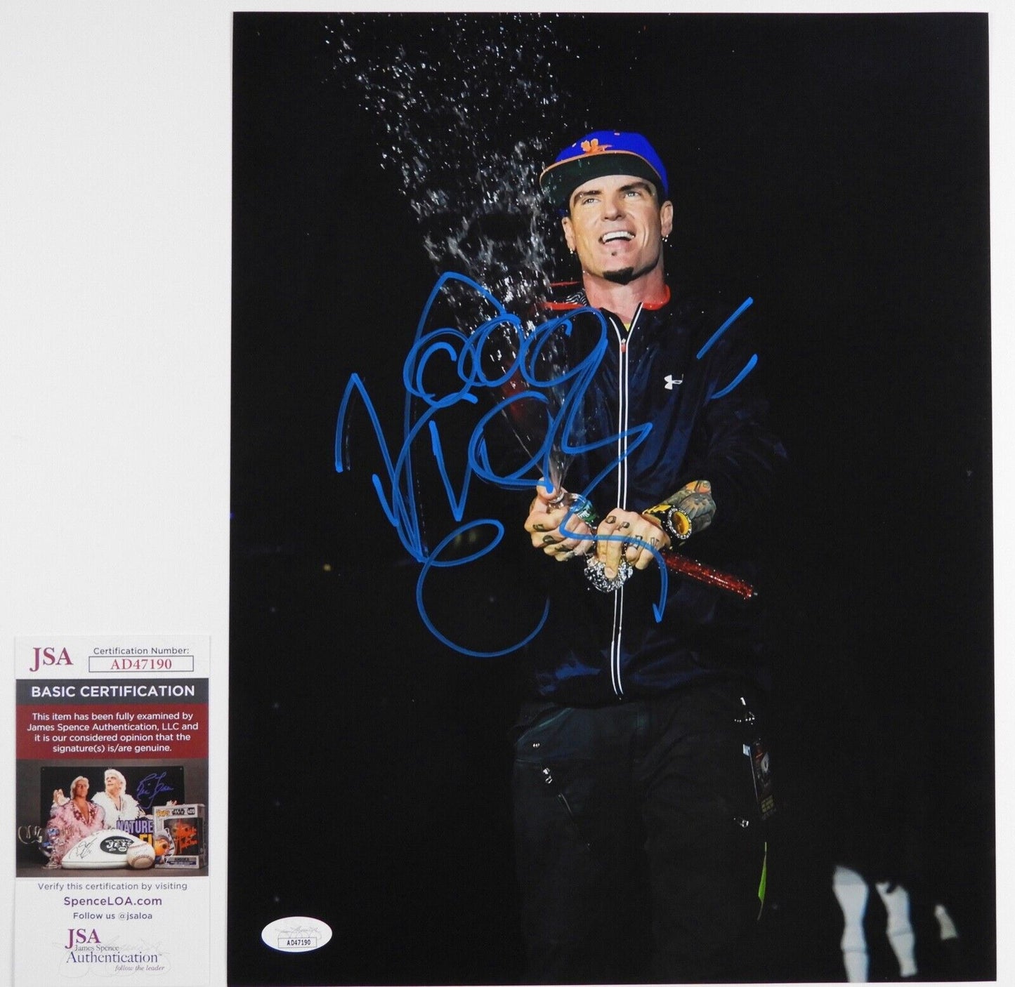Vanilla Ice JSA Signed Autograph Photo 11 x 14