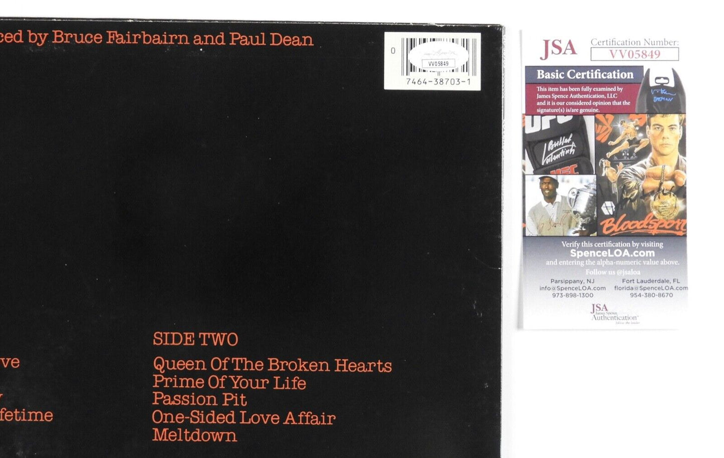 Loverboy JSA Signed Autograph Album Record Keep It Up Mike Reno Paul Dean +