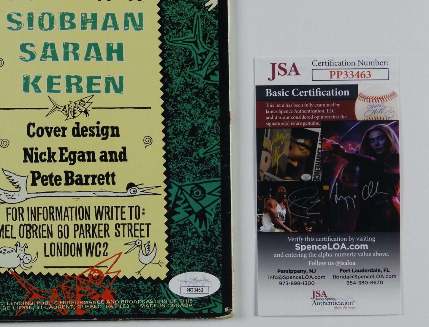 Bananarama JSA Signed Autograph Album Record Vinyl LP Shy Boy 12"