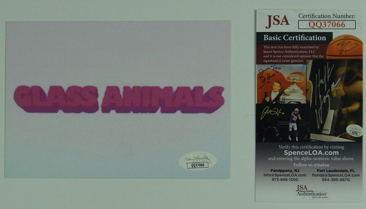 Glass Animals JSA Signed Autograph Dreamland Art Card Vinyl Fully Signed