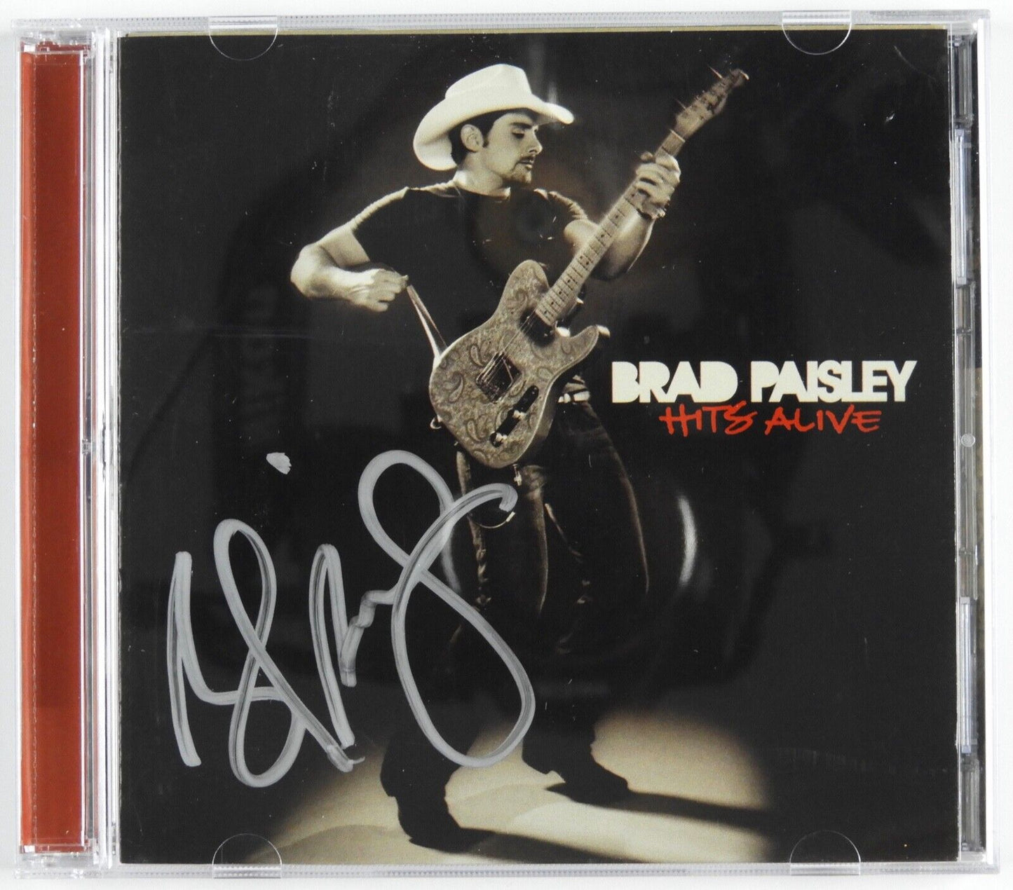Brad Paisley JSA Signed Autograph CD Booklet Hits Alive