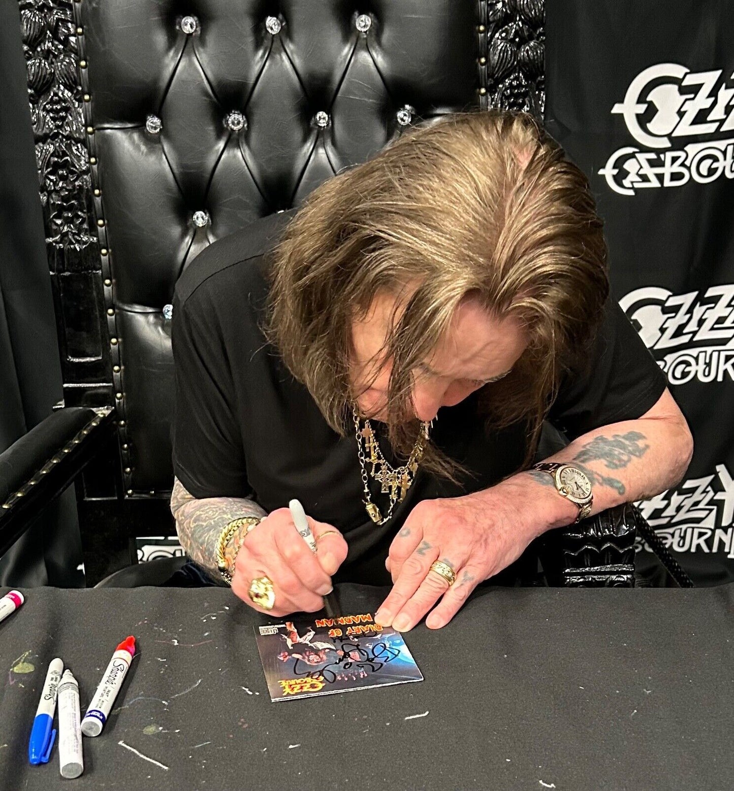 Ozzy Osbourne Autograph Signed CD Bob Daisley Diary Of a Madman