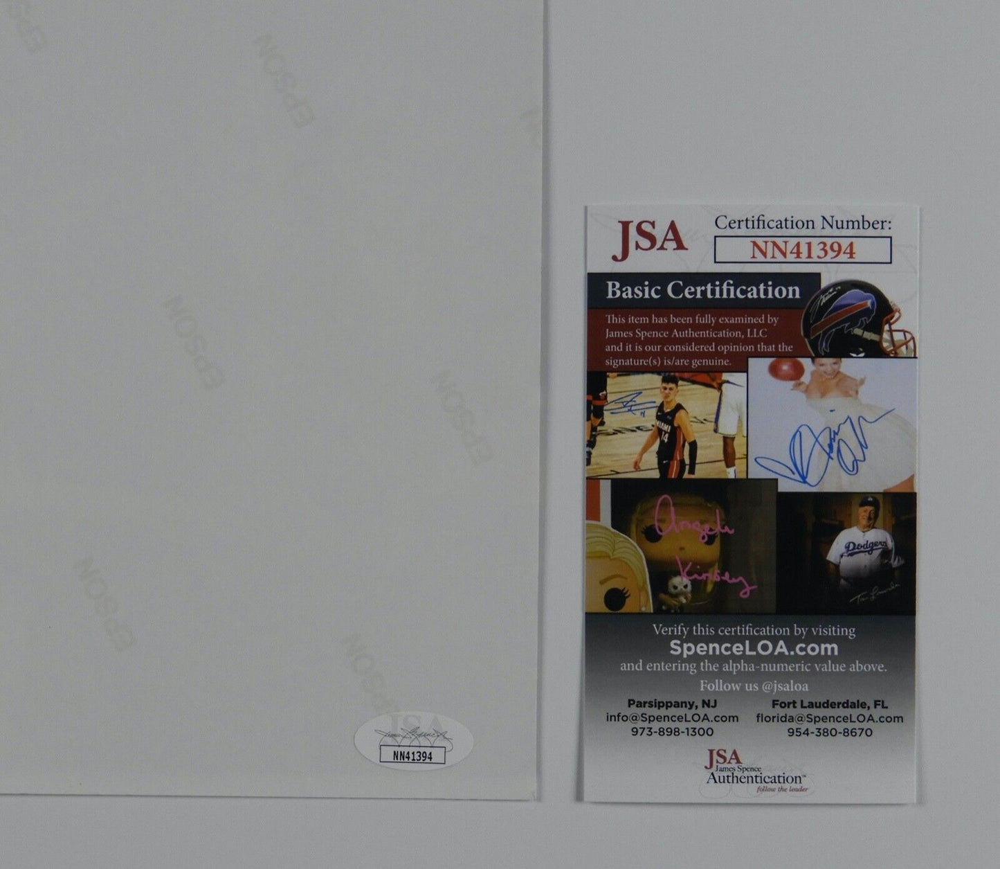 Deep Purple Fully JSA Autograph Signed 8 x 10 Photo Ian Paice Roger Glover +