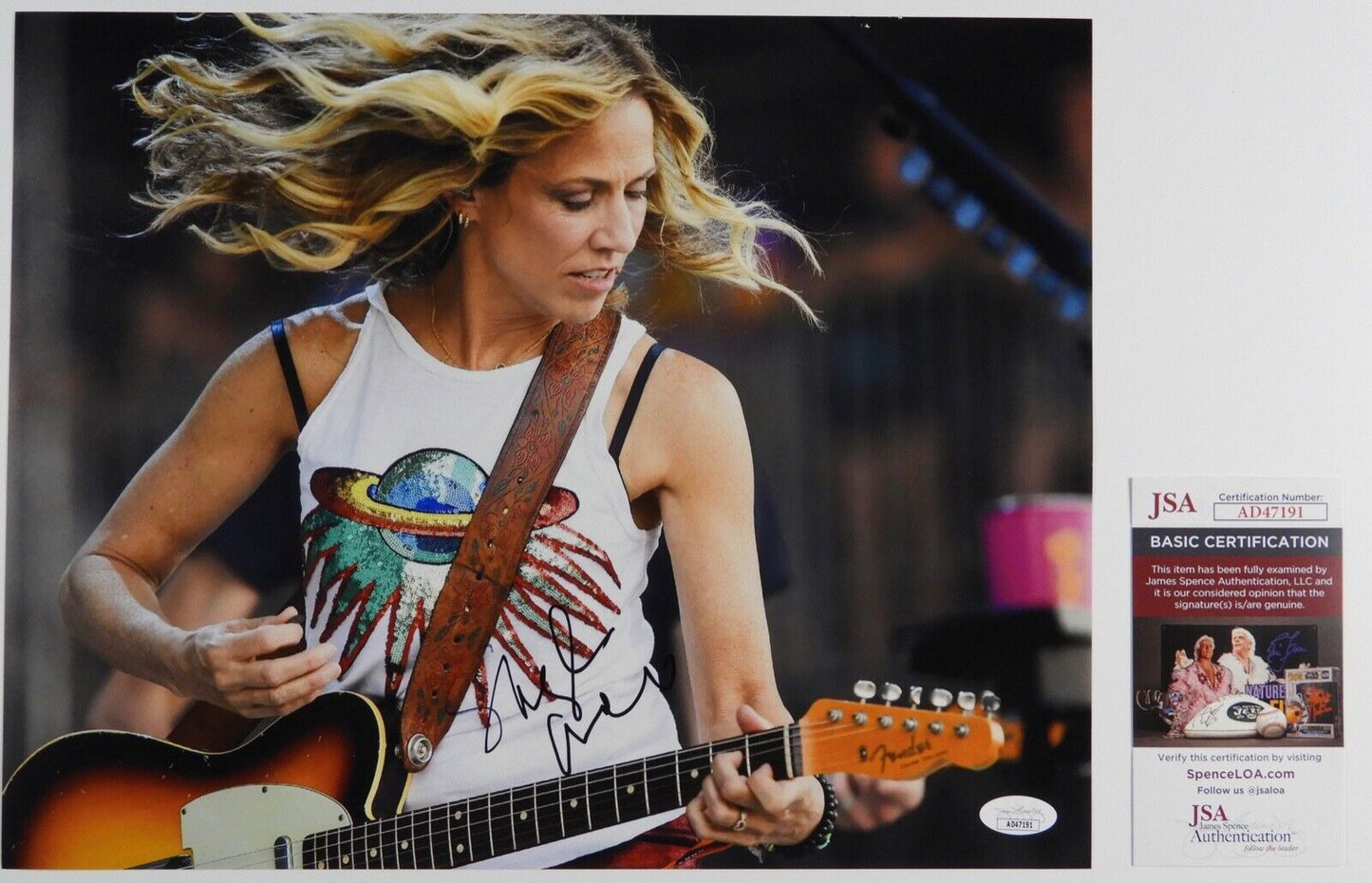 Sheryl Crow JSA Signed Autograph Photo 11 x 14