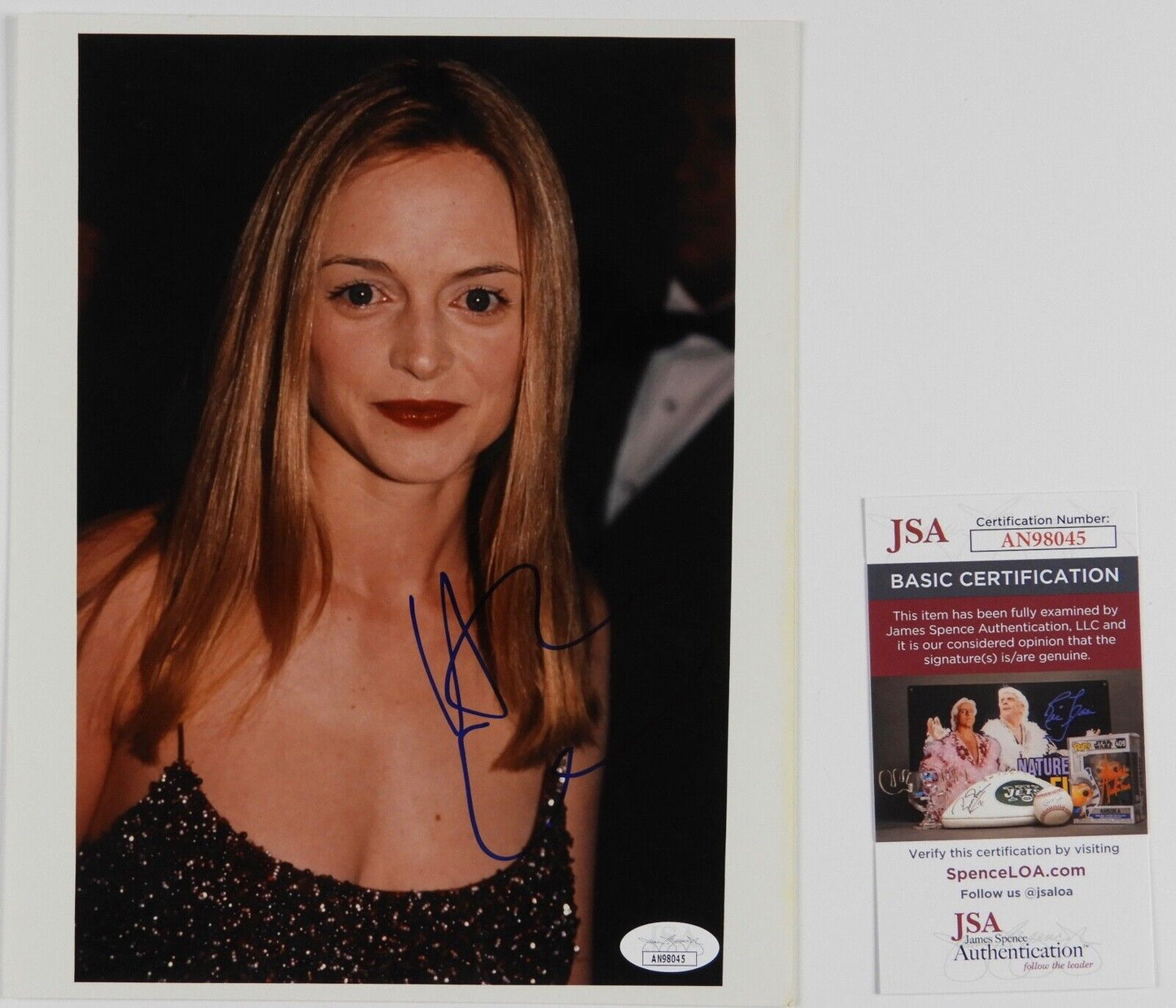 Heather Graham Autograph JSA Signed Photo
