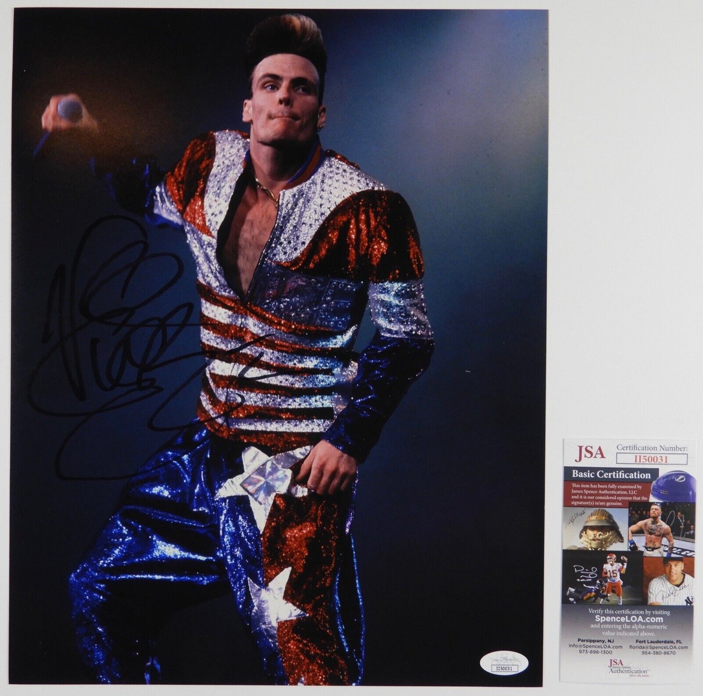 Vanilla Ice Autograph JSA 11 x 14 Signed Photo