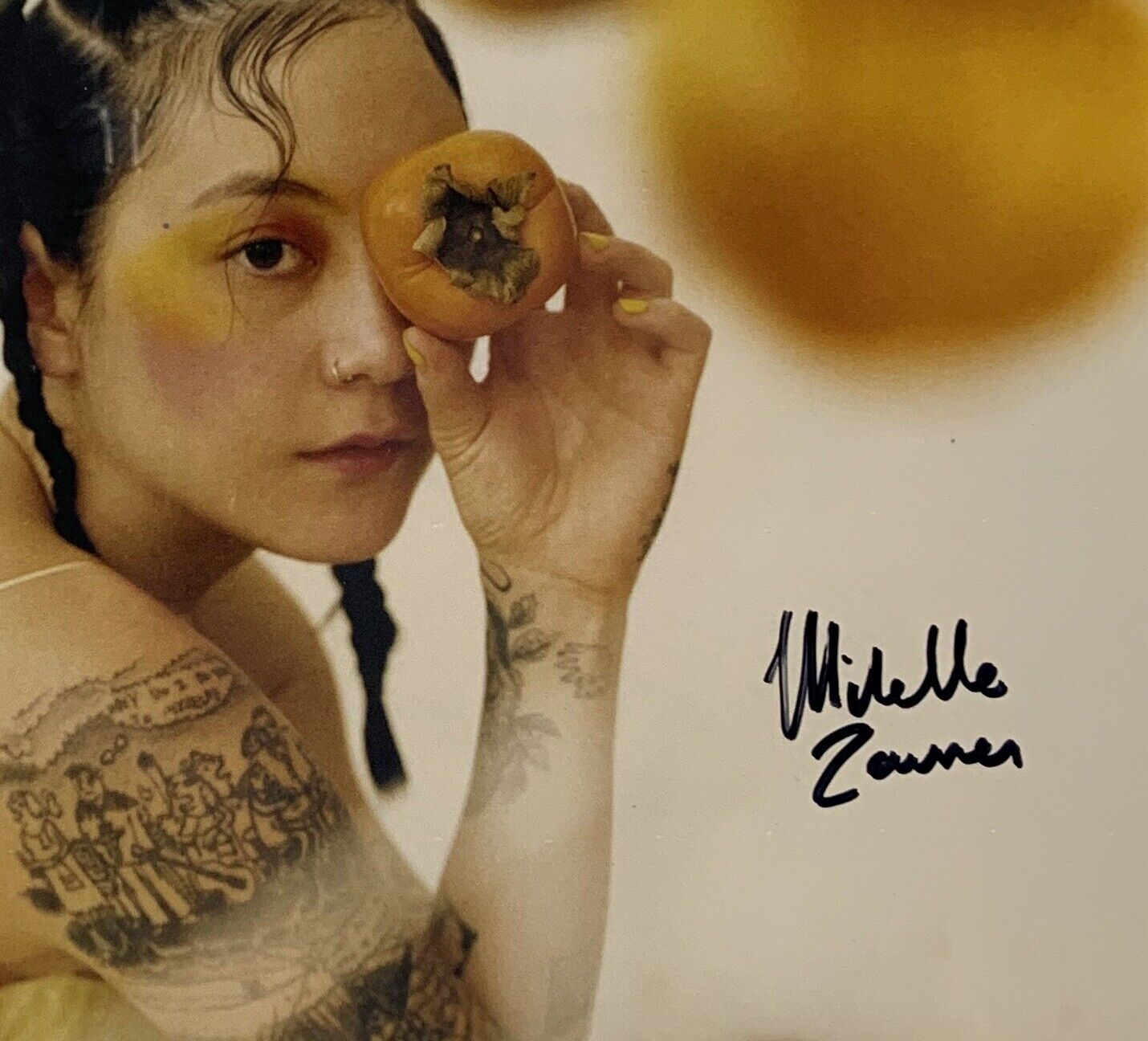Japanese Breakfast Signed Autograph Pink Glass Jubilee Vinyl SS Michelle Zauner
