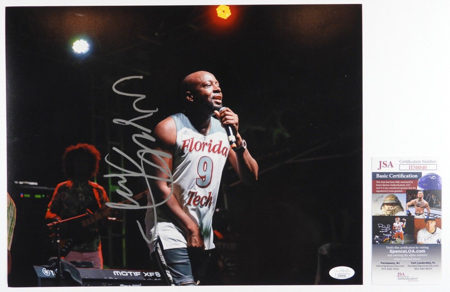Wyclef Jean Autograph JSA 11 x 14 Signed Photo