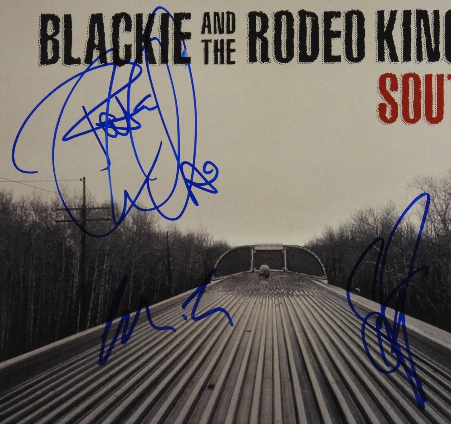 Black And The Rodeo Kings JSA Signed Autograph Album Record LP South