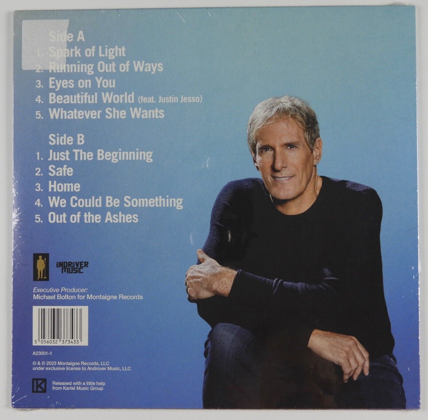Michael Bolton Signed Autograph Record Vinyl Spark Of Light