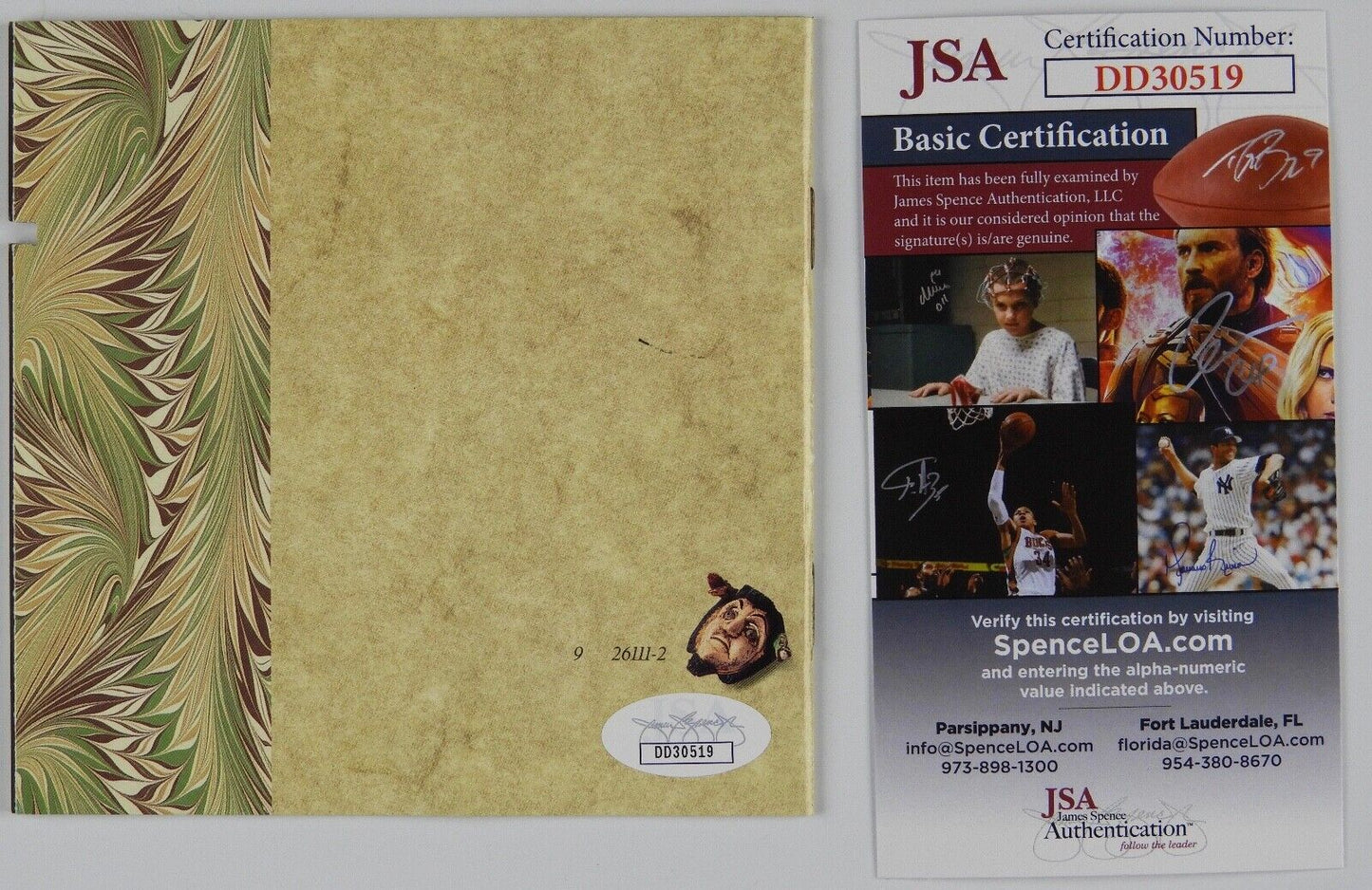 Fleetwood Mac Mick John McVie JSA signed autograph CD Booklet Behind the Mask