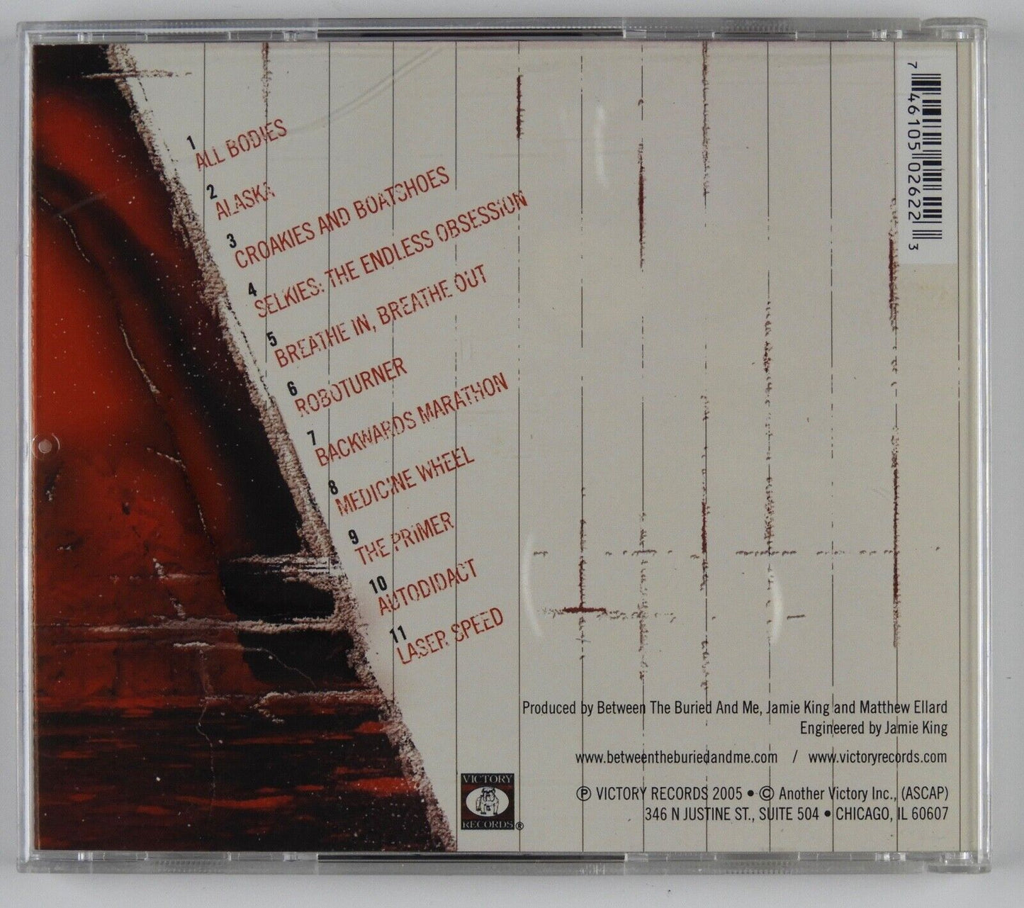 Between The Buried And Me signed autograph CD Alaska