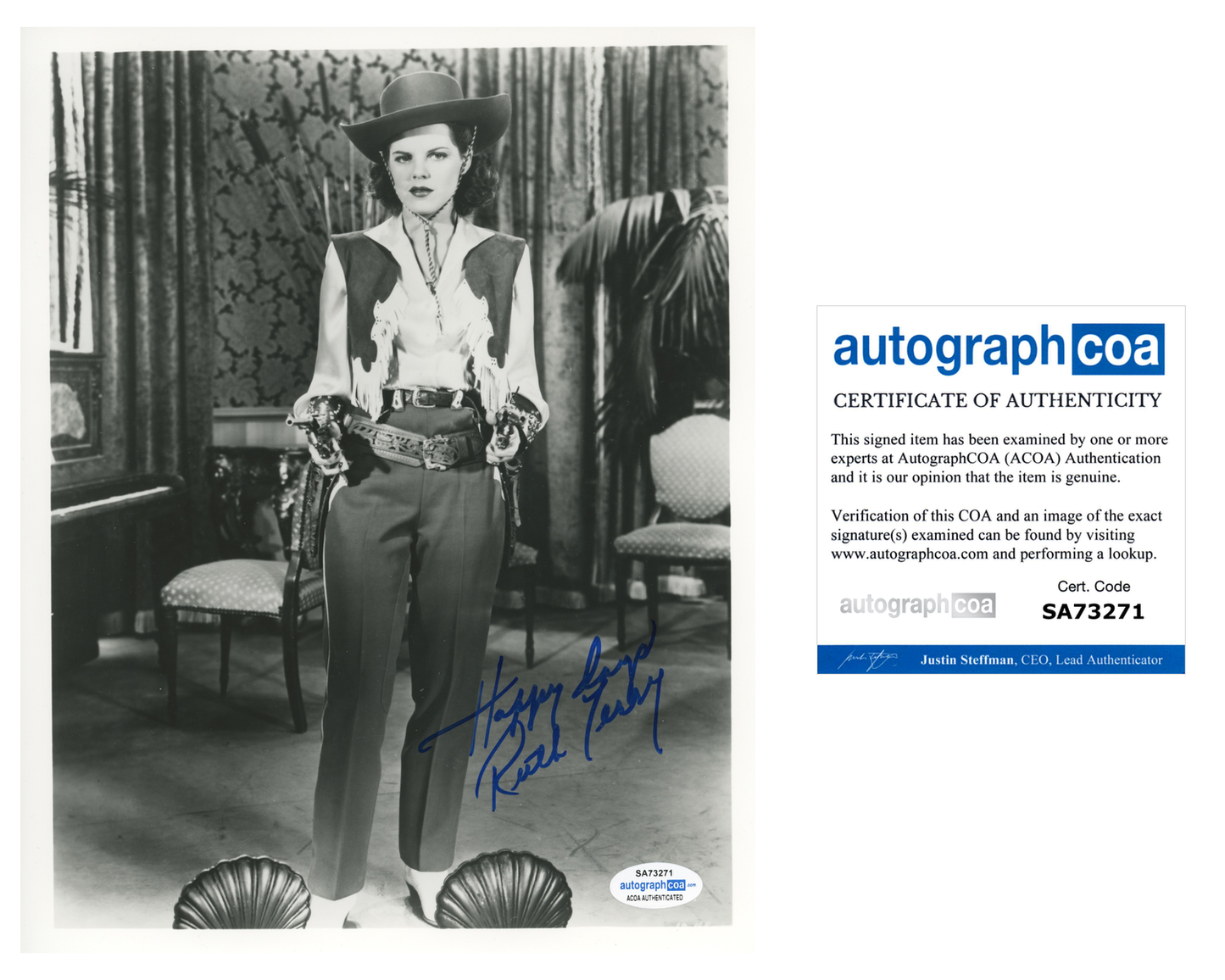 Ruth Terry ACOA Signed Autograph 8 x 10 Photo